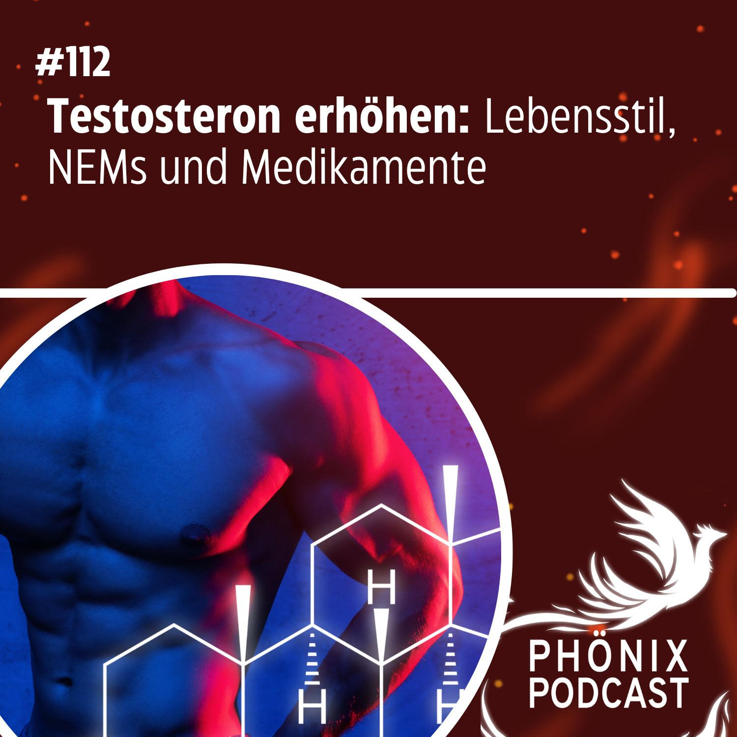 Testosteron erhöhen: Lebensstil, NEMs und Medikamente #112 - podcast episode cover