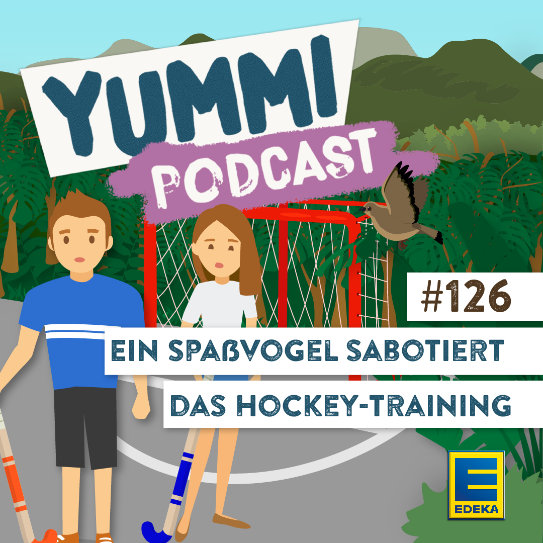 Ein Spaßvogel sabotiert das Hockey-Training