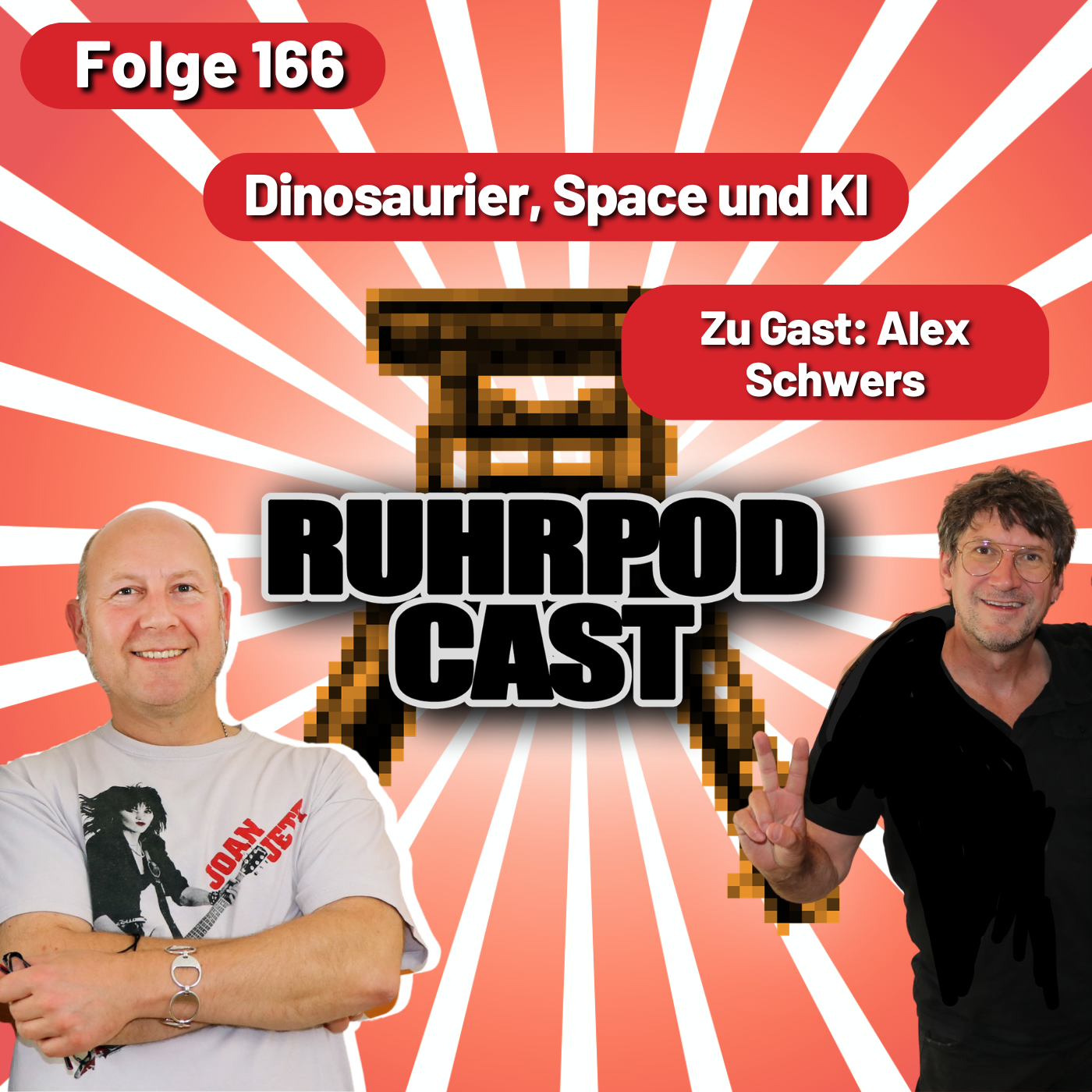 Ruhrpodcast 166 – Dinosaurier, Space und KI episode artwork