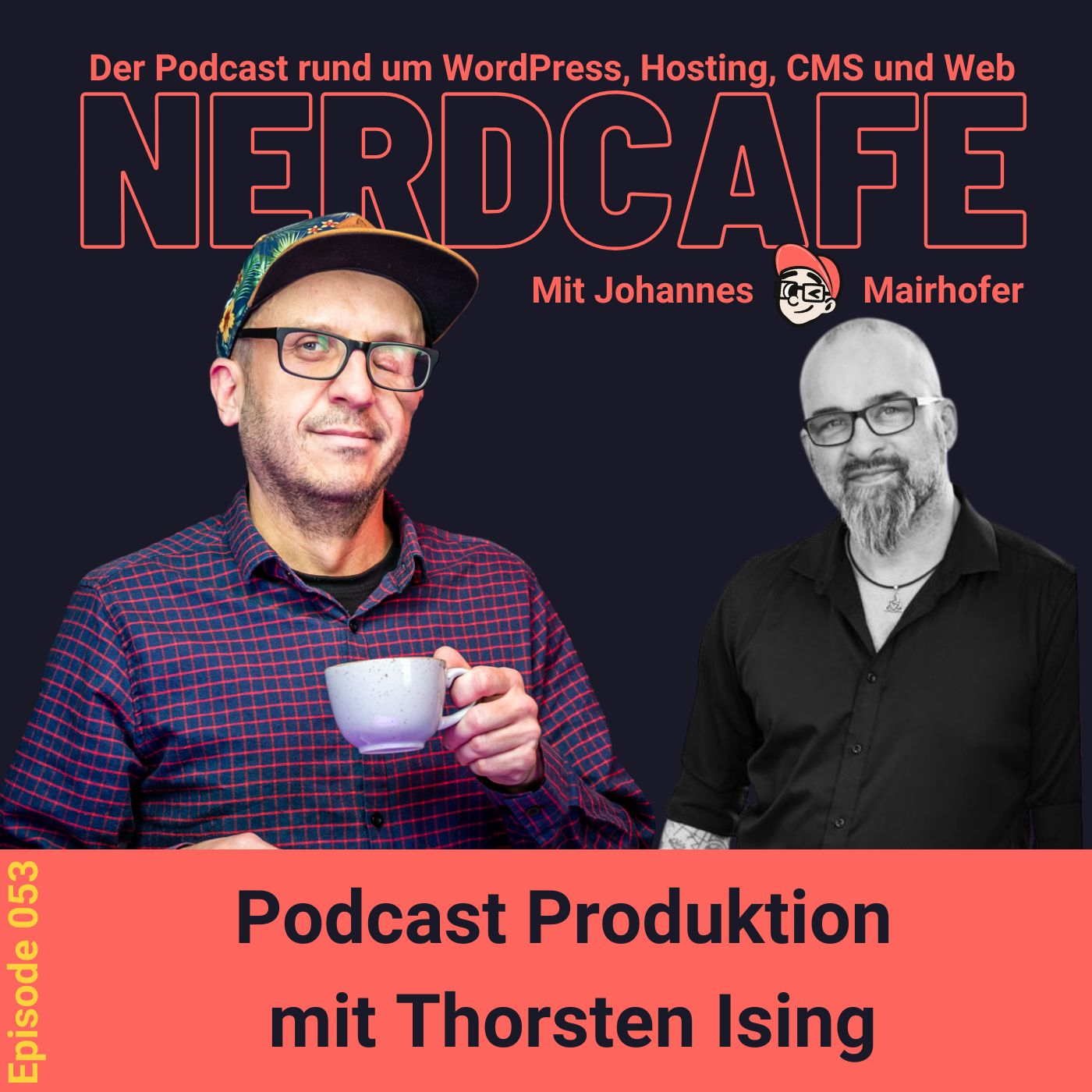 nerdcafe. Der Podcast rund um WordPress, Hosting, CMS und Web.