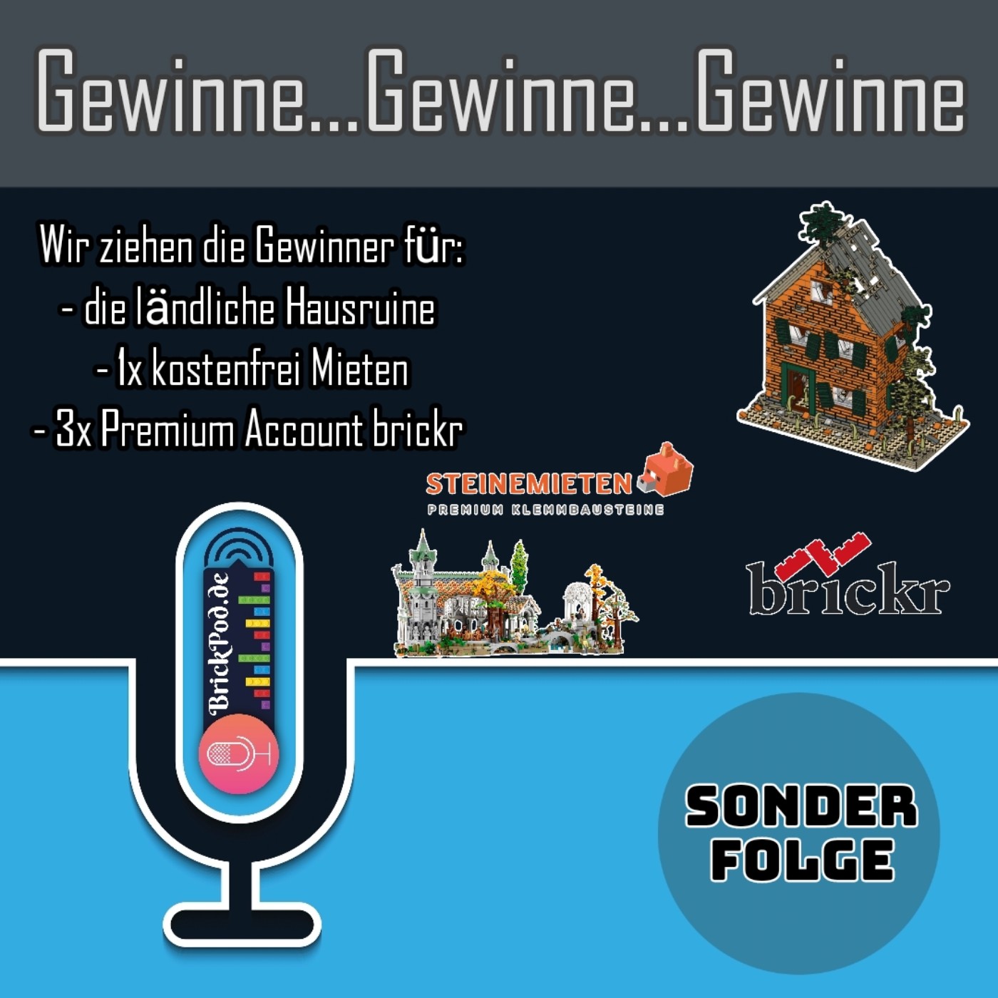 Klemmbaustein Podcast  - BrickPod.de
