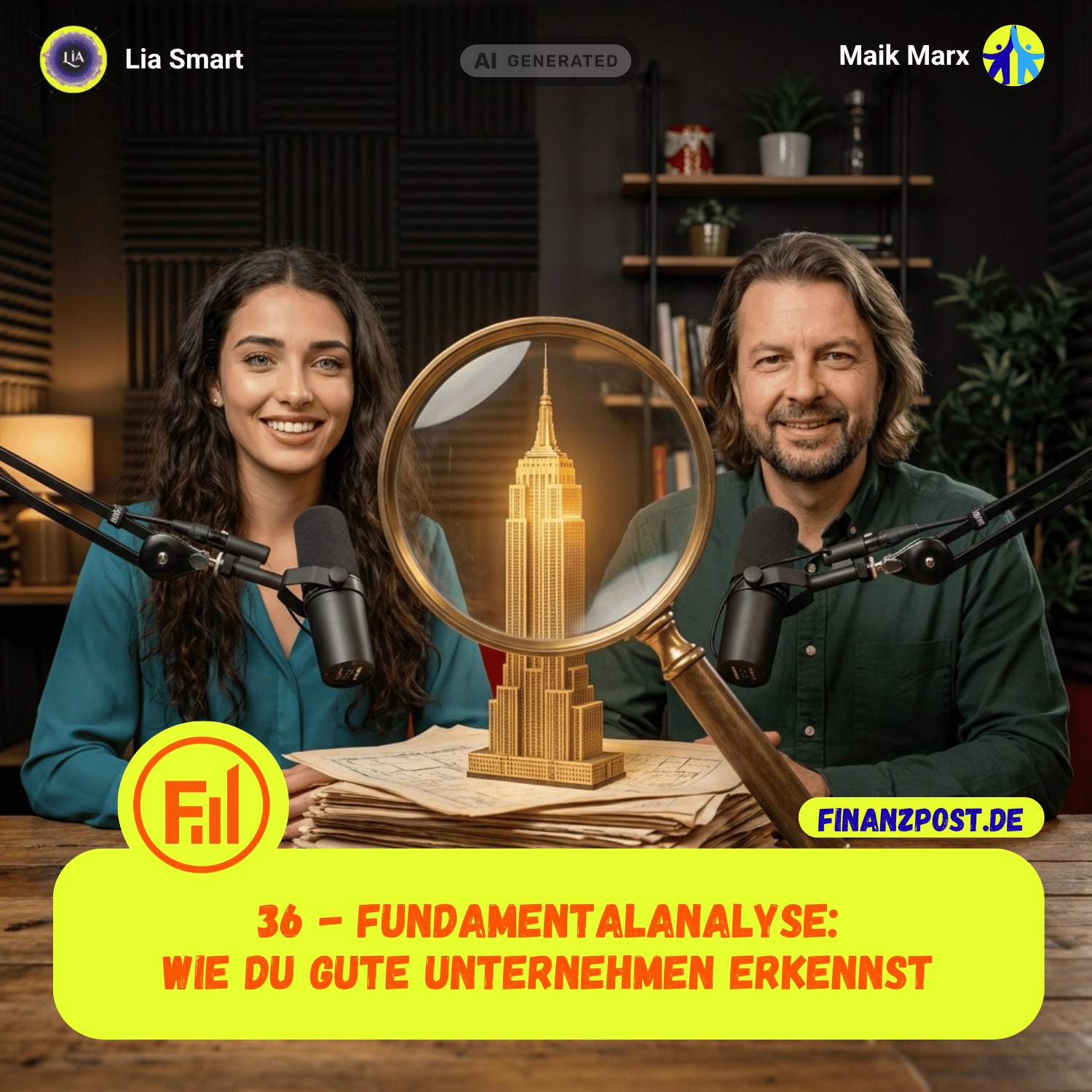36 – Fundamentalanalyse: So erkennst du gute Unternehmen und Aktien episode artwork