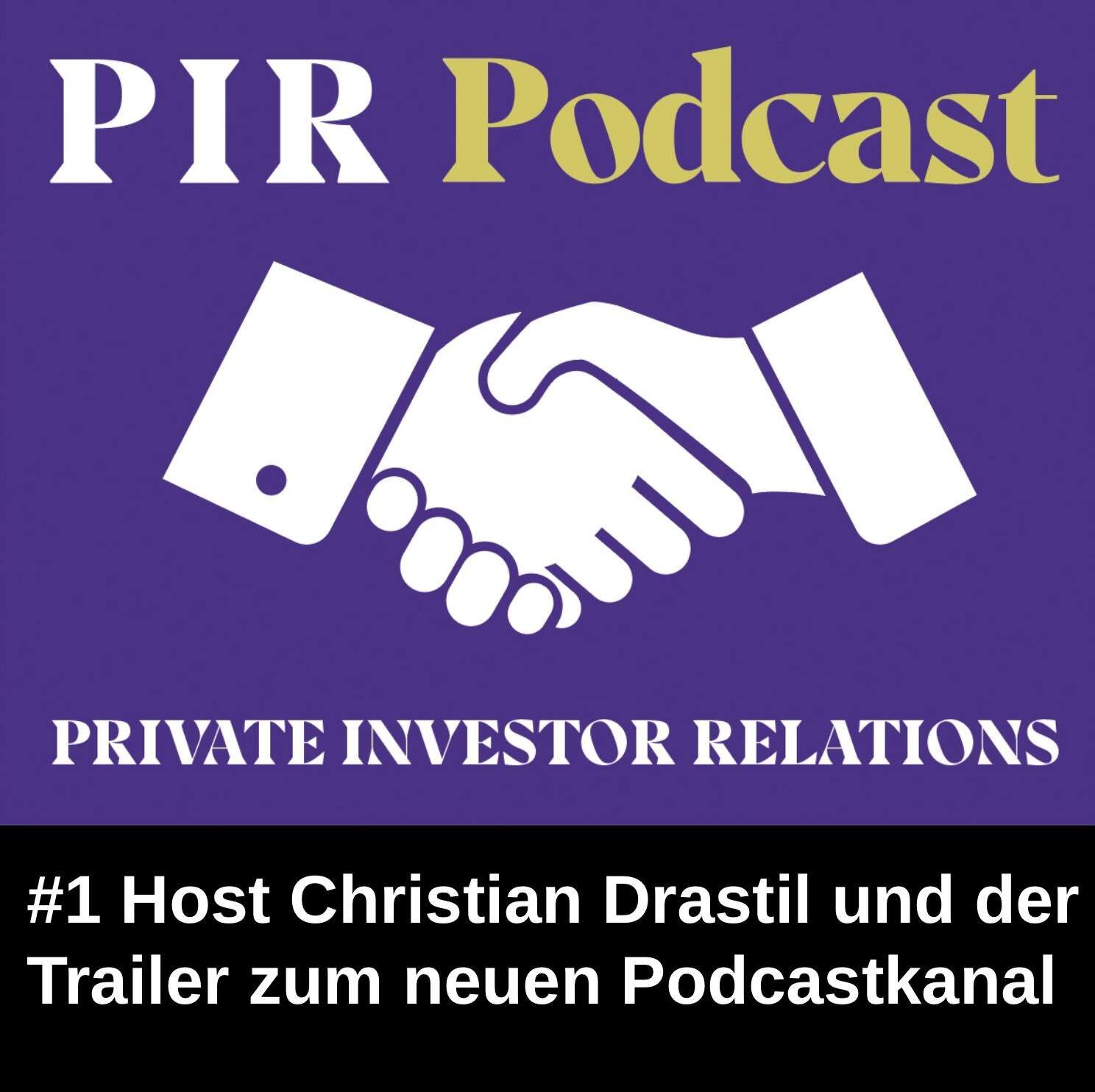 Private Investor Relations Podcast #1: Host Christian Drastil und der Trailer zum neuen Podcastkanal auf audio-cd.at