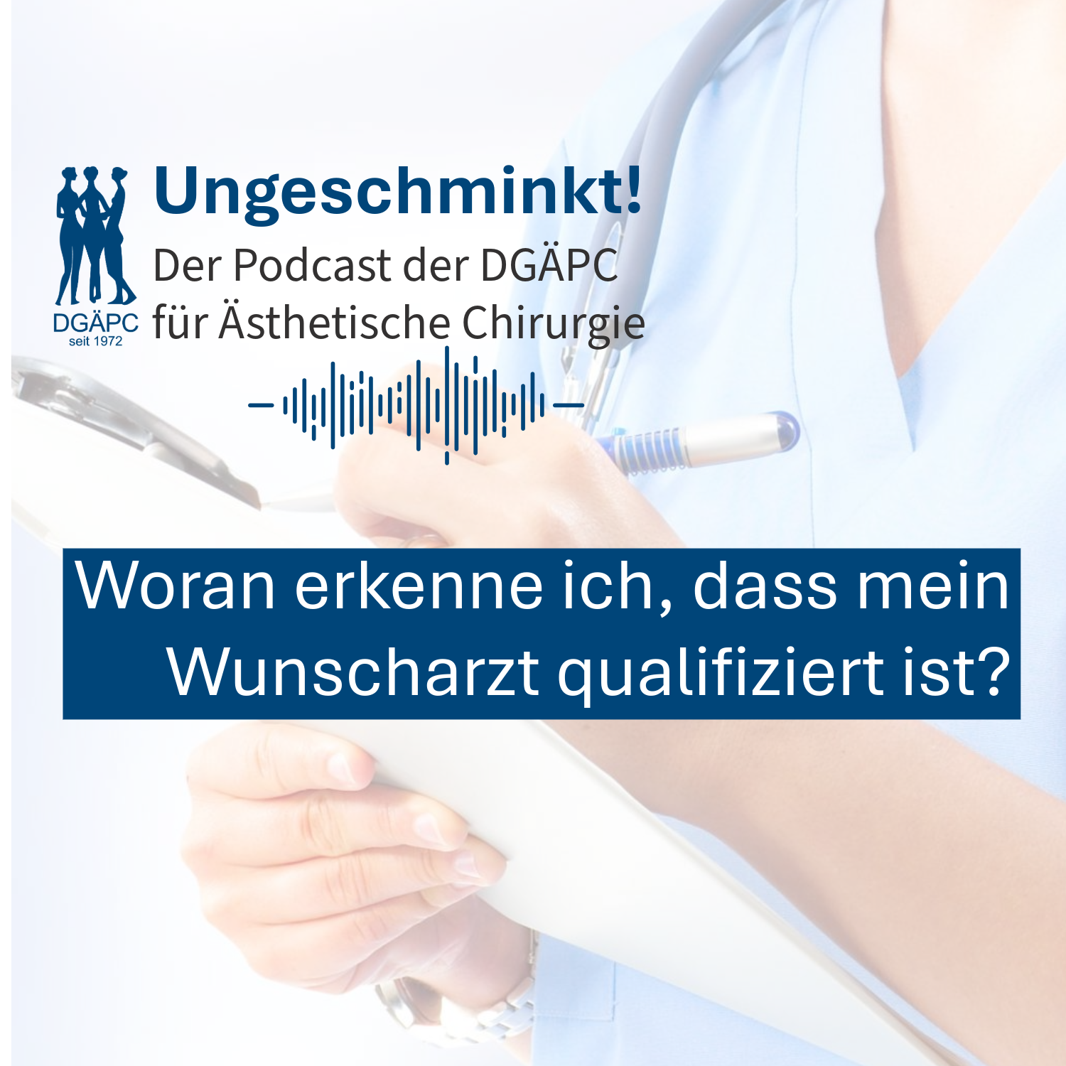 Folge 1: Woran erkenne ich, dass mein Wunscharzt qualifiziert ist? episode artwork