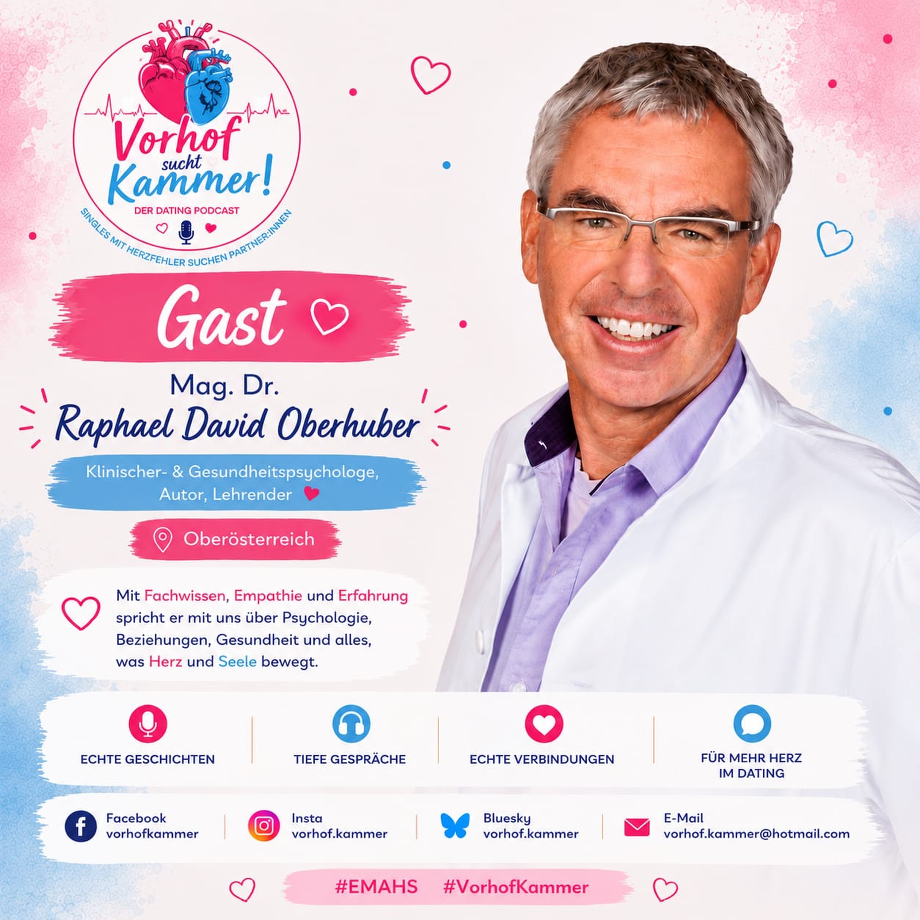 #1 - Im Gespräch mit Mag. Dr. Raphael David Oberhuber episode artwork
