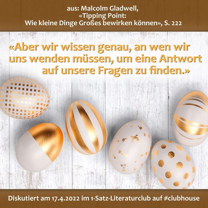 1-Satz-Literaturclub (1SLC)