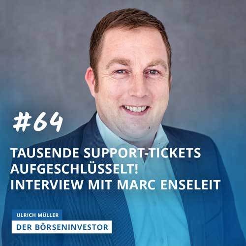 #64 Tausende Support-Tickets aufgeschlüsselt! Interview mit Marc Enseleit episode artwork