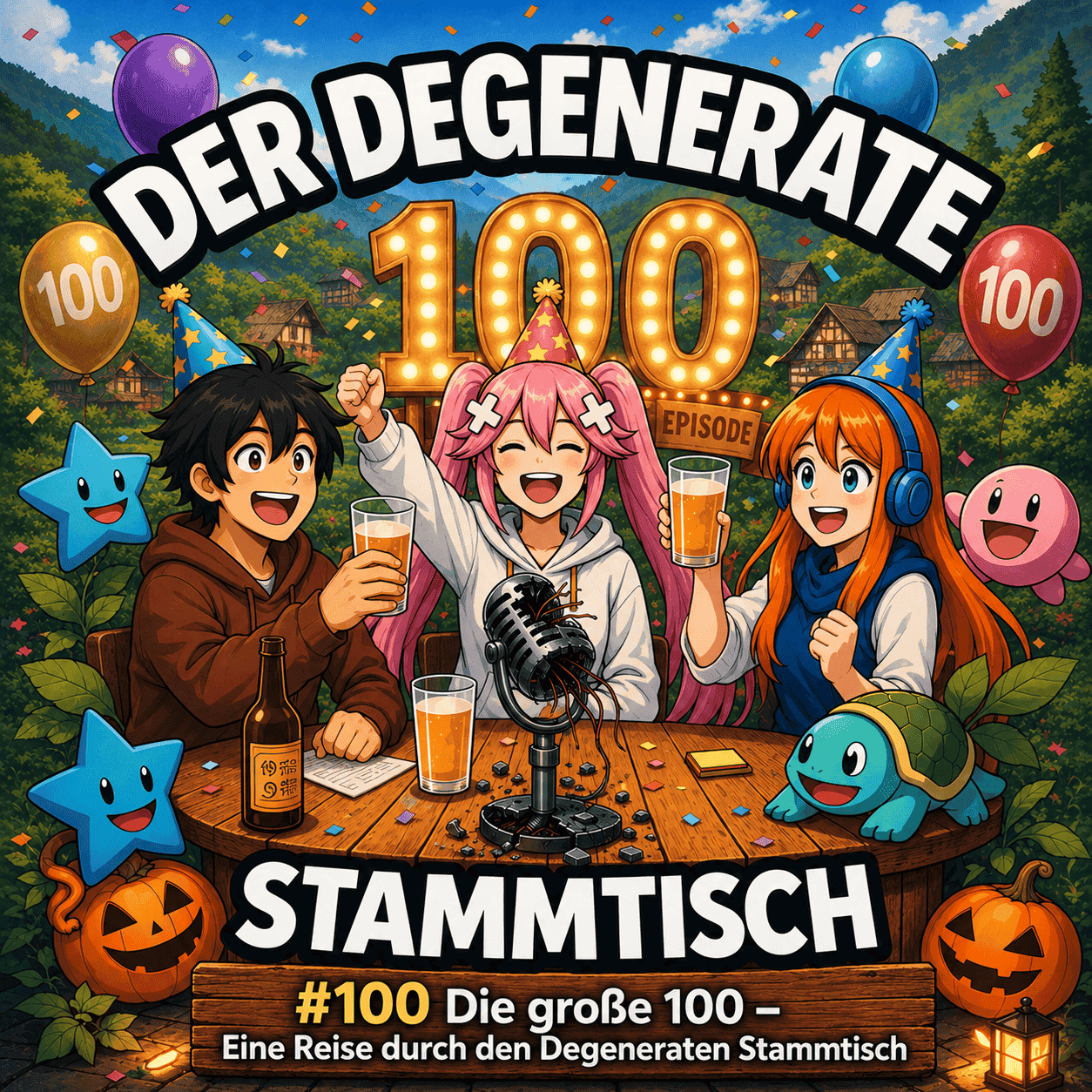 Die große 100 - Eine Reise durch den Degeneraten Stammtisch episode artwork