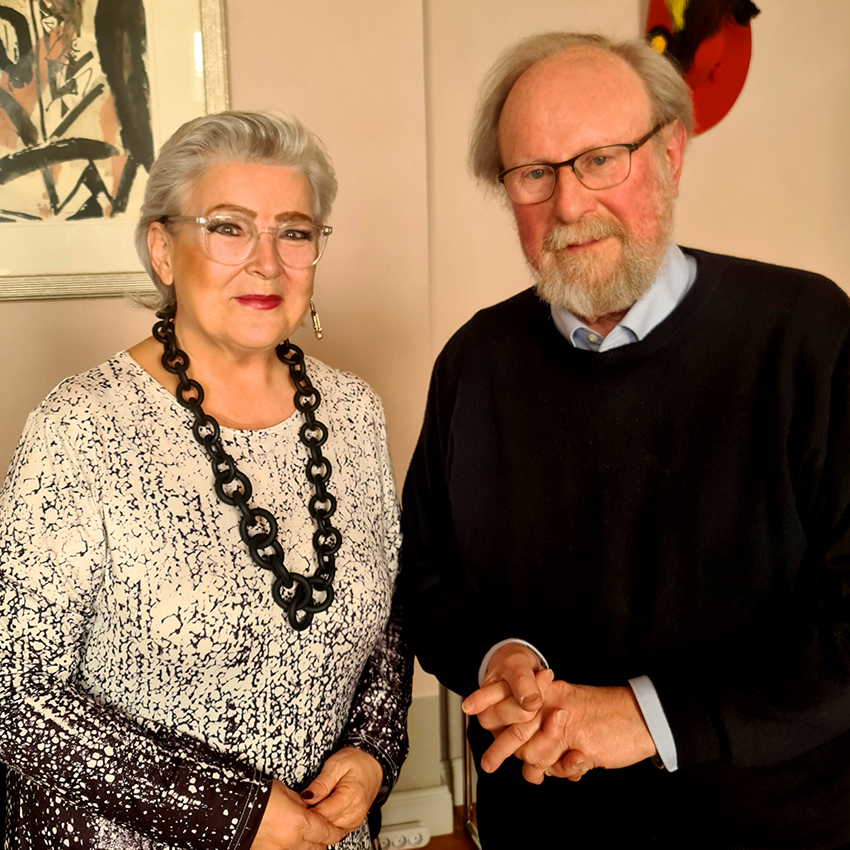 Schwarz hören: Petra Schwarz im Gespräch mit Wolfgang Thierse über Leben und Tod