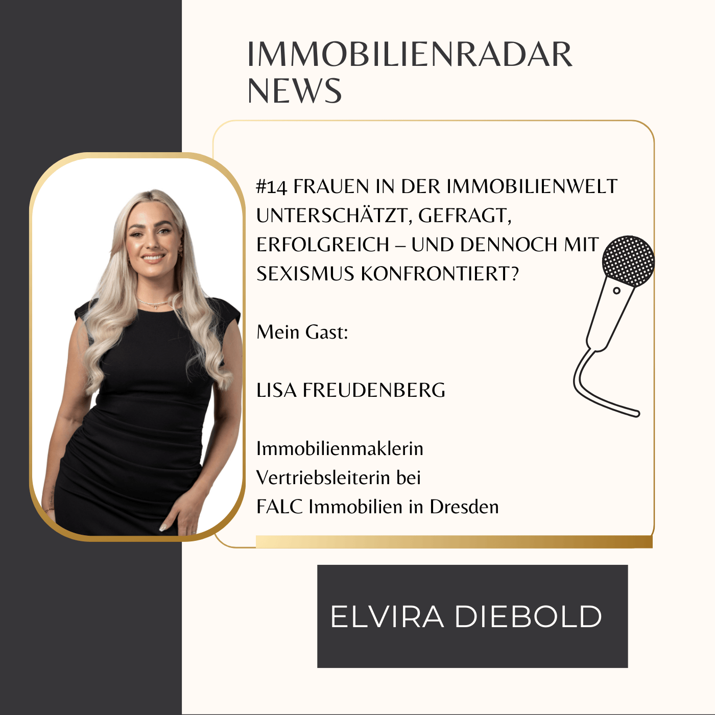 Elvira Diebold: Immobilien auf der Tonspur