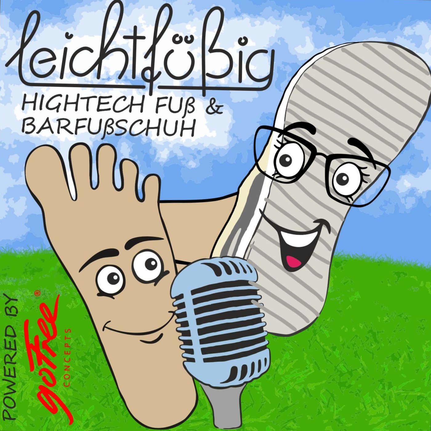 Leichtfüßig - Hightech Fuß und Barfußschuh