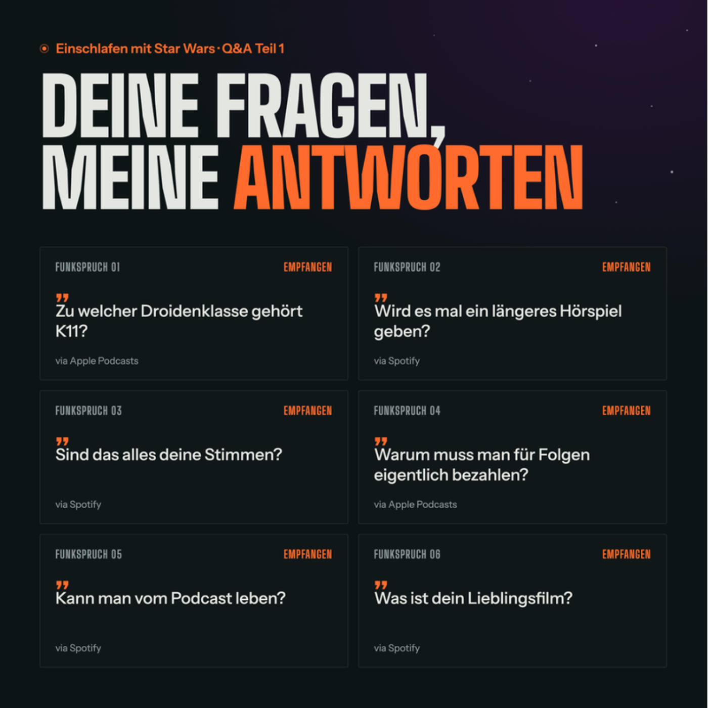 Q&A #1 - Hörspielpläne, K11 antwortet, und warum Premium etwas kostet episode artwork