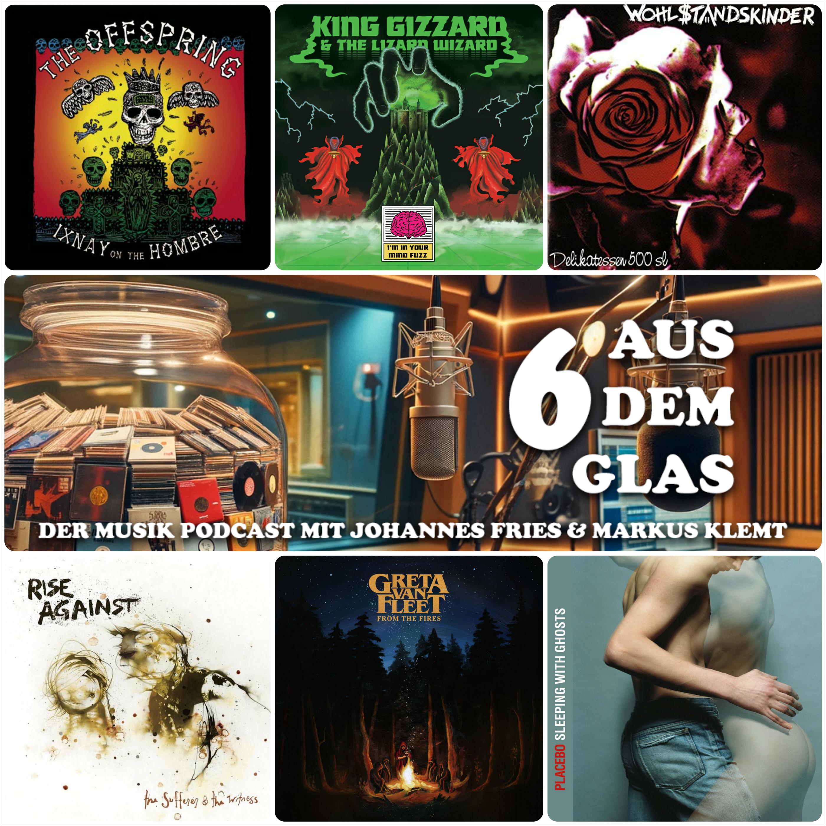 6 aus dem Glas