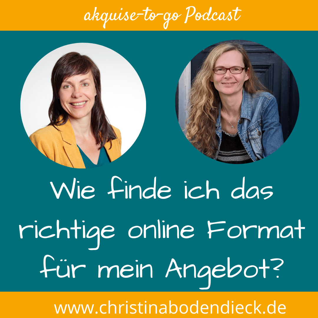 akquise-to-go der Podcast für Kundengewinnung & Verkauf