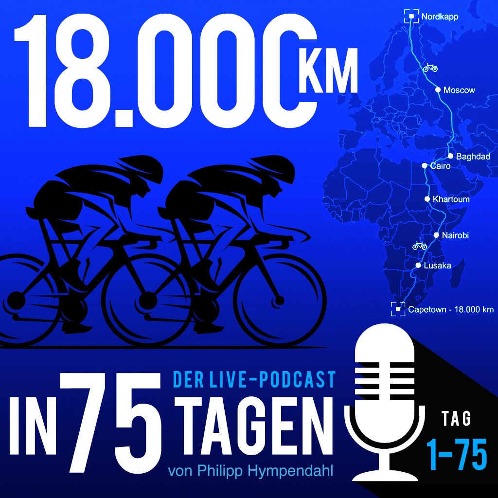 18000 km in 75 Tagen