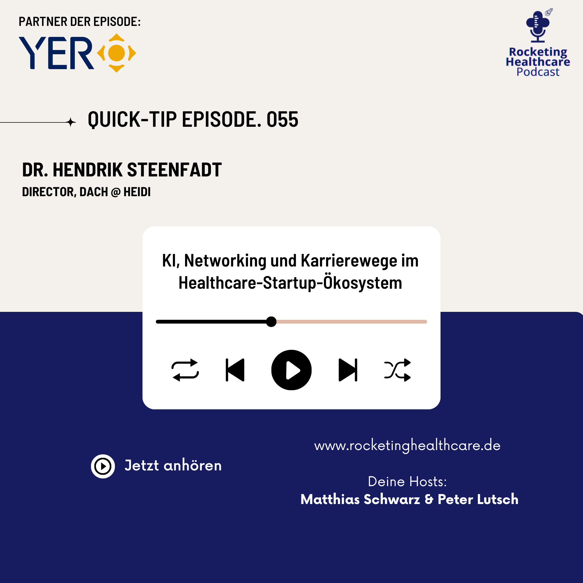 QuickTips #55: Mit Dr. Hendrik Steenfadt, Director DACH @ Heidi episode artwork