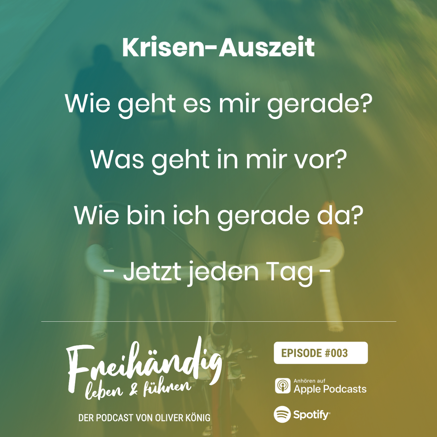 Freihändig verändern und führen