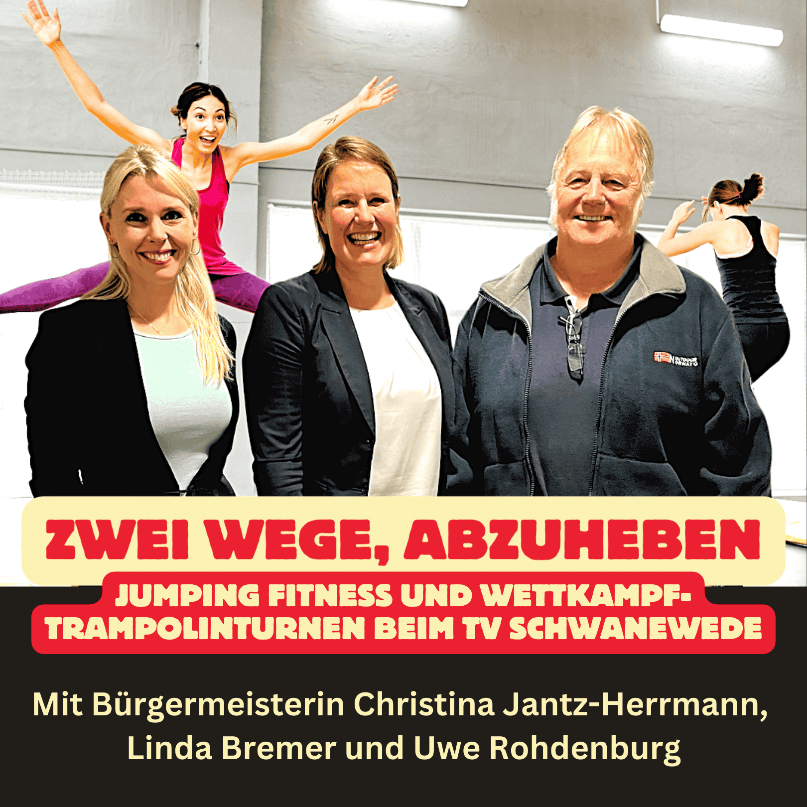 Folge 76: Zwei Wege, abzuheben - Jumping Fitness und Wettkampf-Trampolinturnen im TV Schwanewede episode artwork