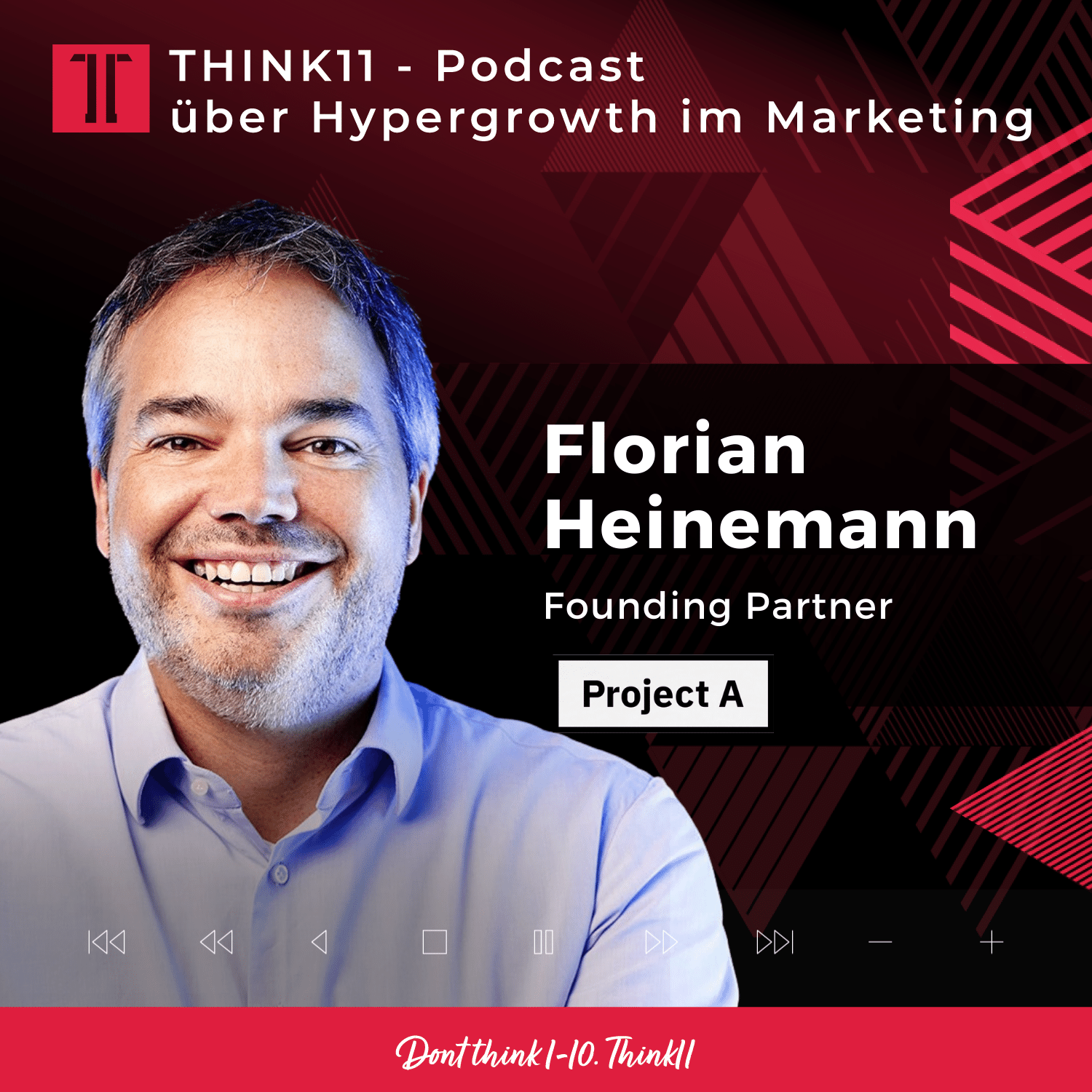 Cover der Podcast-Episode: Think11-Talk mit Dr. Florian Heinemann, Founding Partner - Project A Ventures