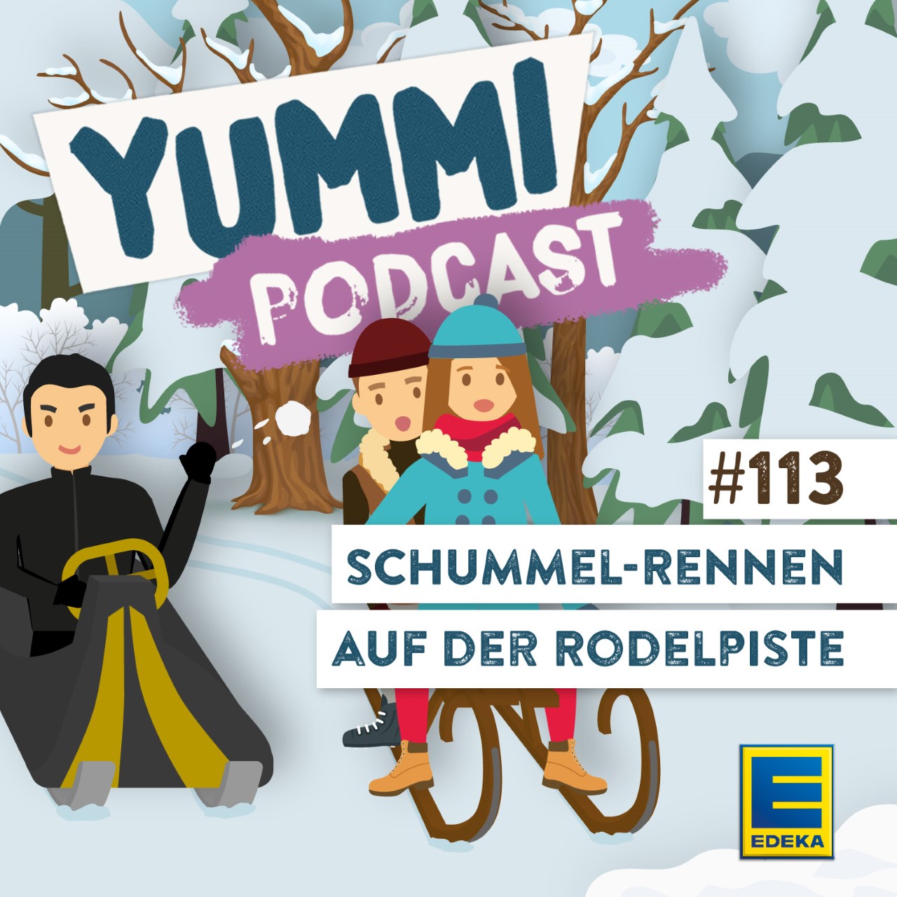 Schummel-Rennen auf der Rodelpiste