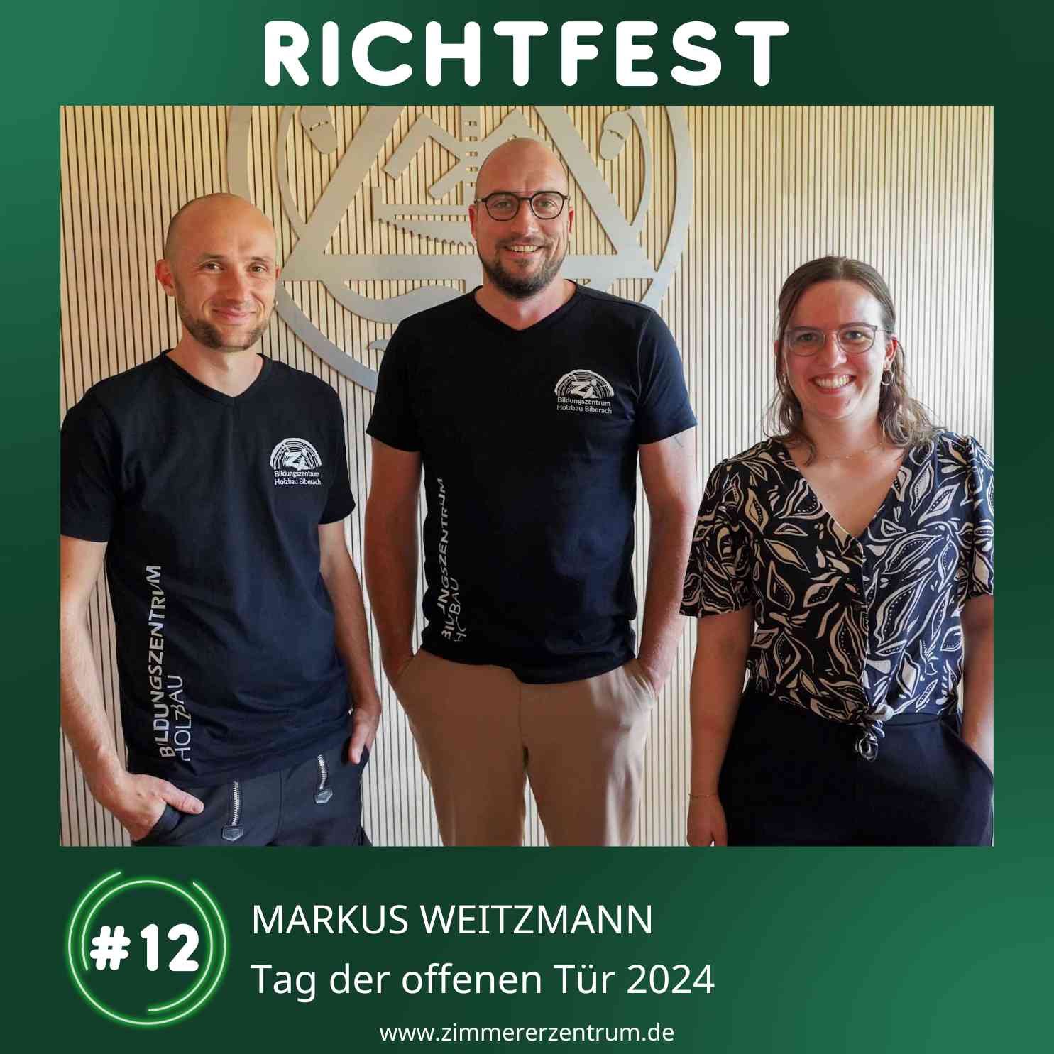 Richtfest - der Podcast vom Bildungszentrum Holzbau
