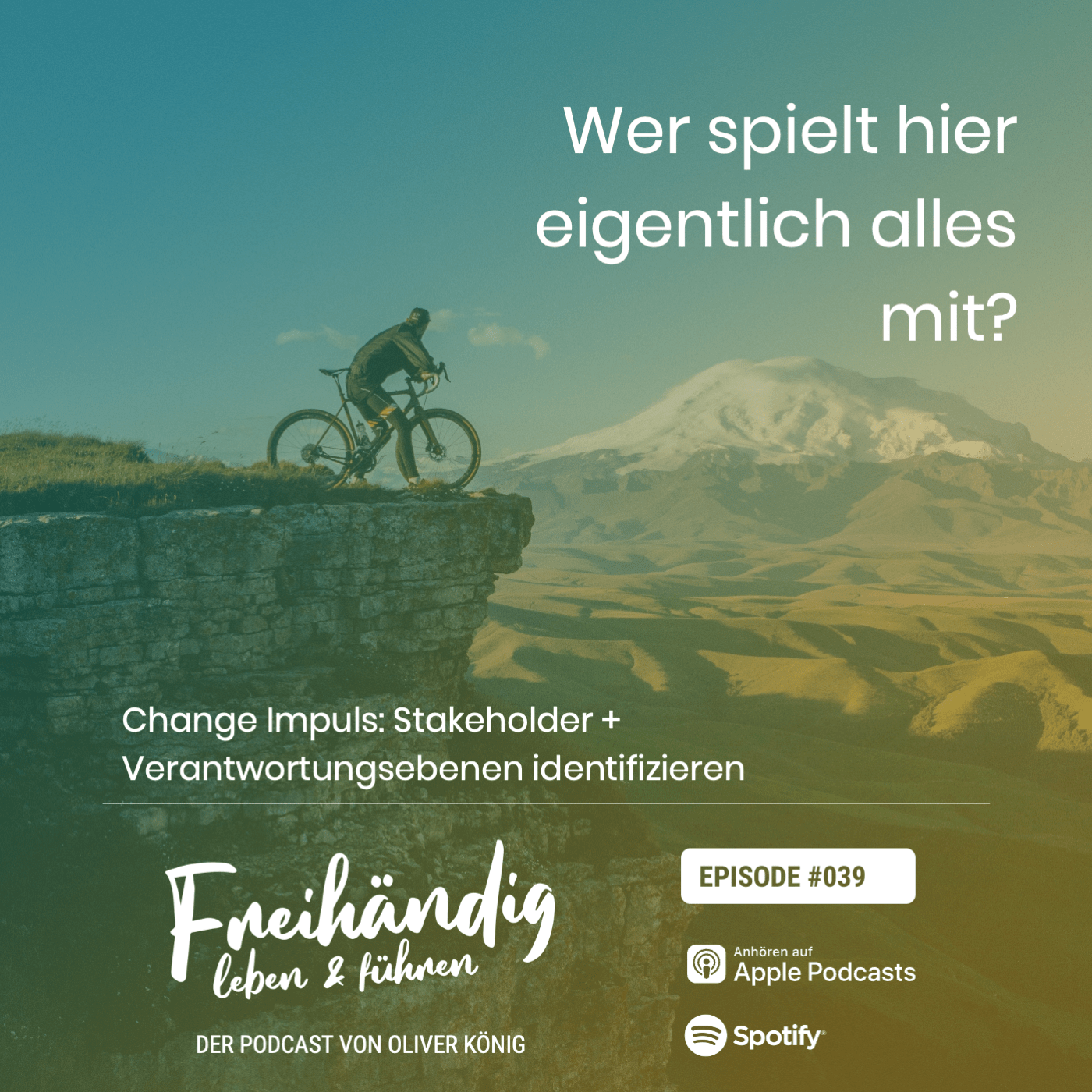 Freihändig verändern und führen