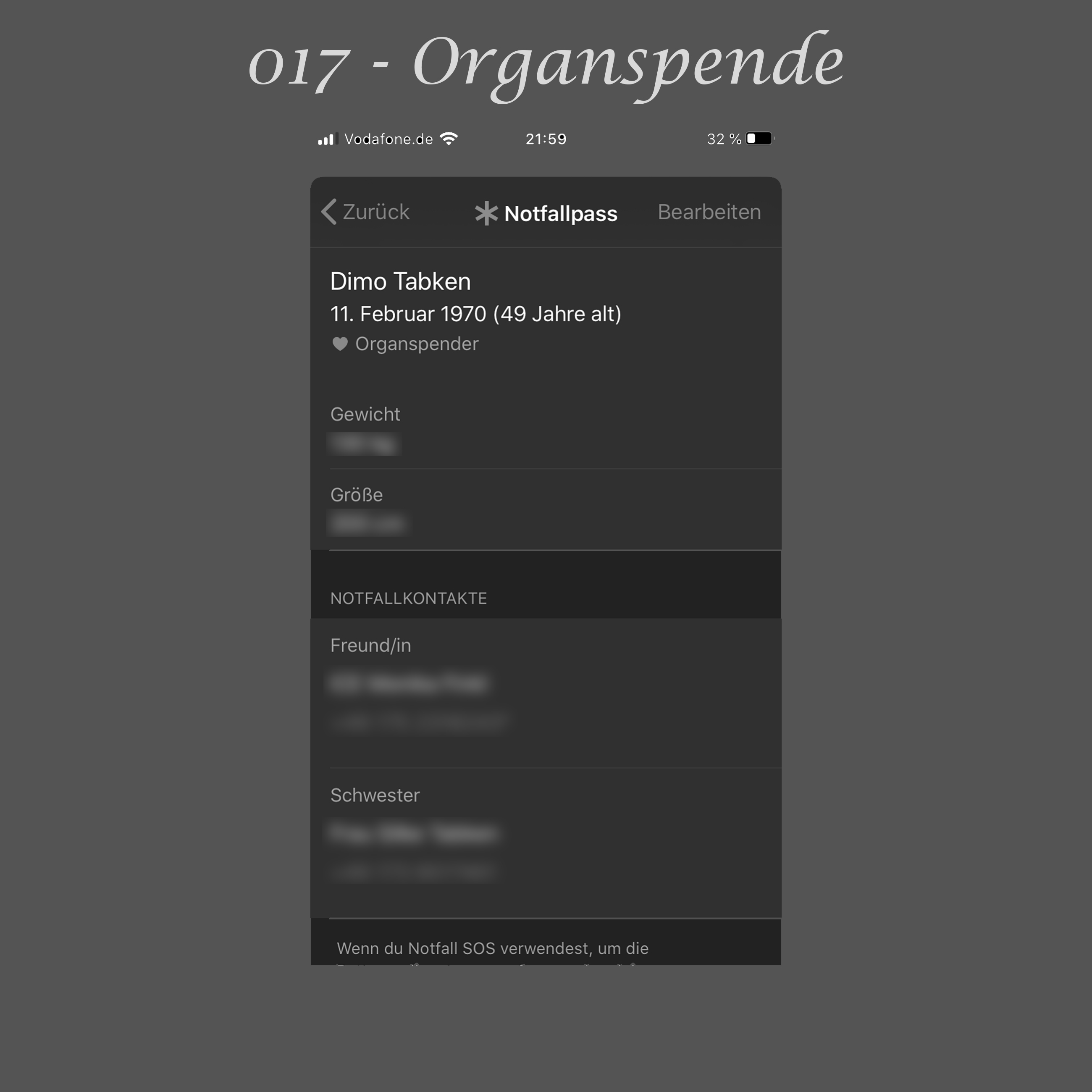 017 - Organspende 017 - Organspende