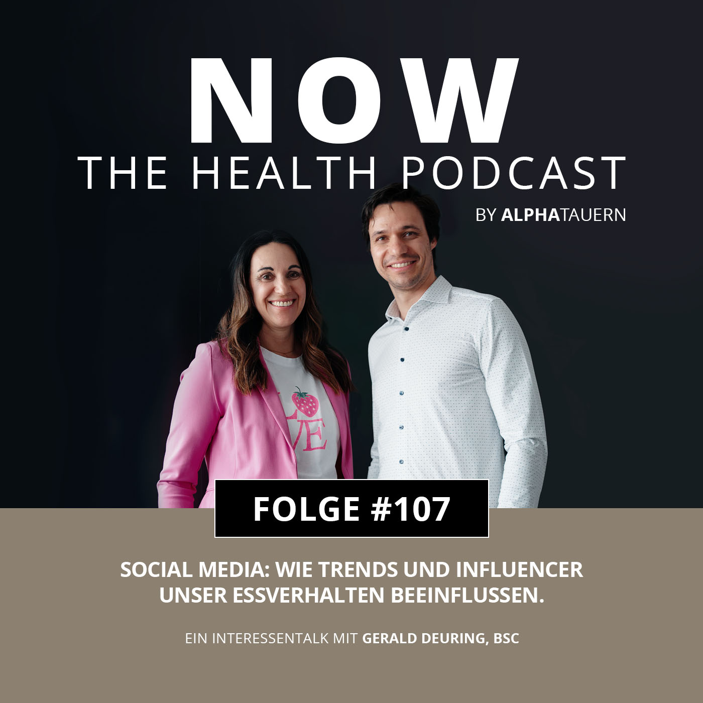#107 - Social Media: Wie Trends & Influencer unser Essverhalten beeinflussen. Mit Gerald Deuring, BSc episode artwork