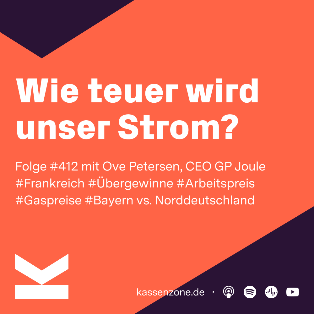 K#412 Wie teuer wird unser Strom? #ENERGIEZONE - podcast episode cover