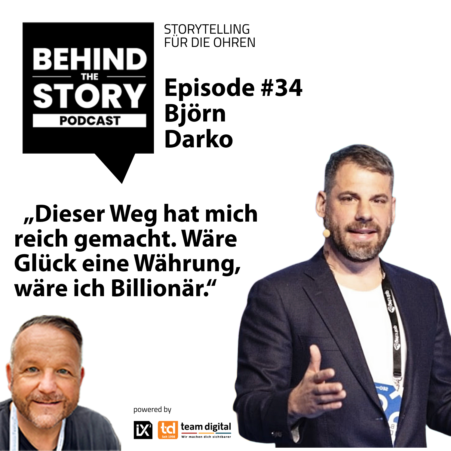 Zwischen Kinderheim und Glücksmillionen | Björn Darko | BTS #34 episode artwork