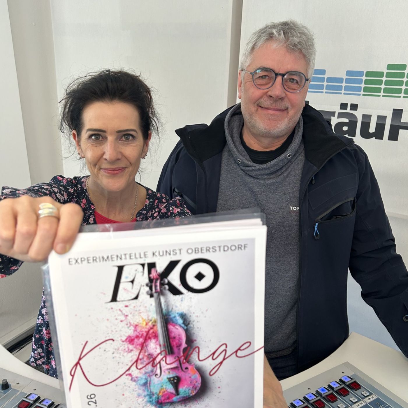 EKO (Experimentelle Klangkunst aus Oberstdorf) mit Gründer und Leiter: Hans-Jürgen Gerung