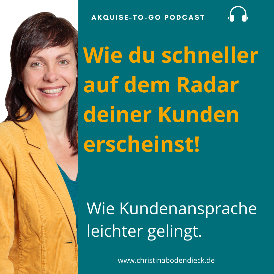 akquise-to-go der Podcast für Kundengewinnung & Verkauf