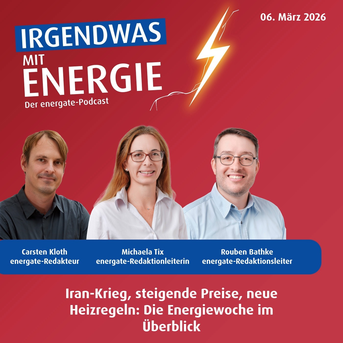 News-Update vom 6. März 2026 - Unruhe im Gasmarkt und die Konsequenzen für Reiches Energiepolitik episode artwork