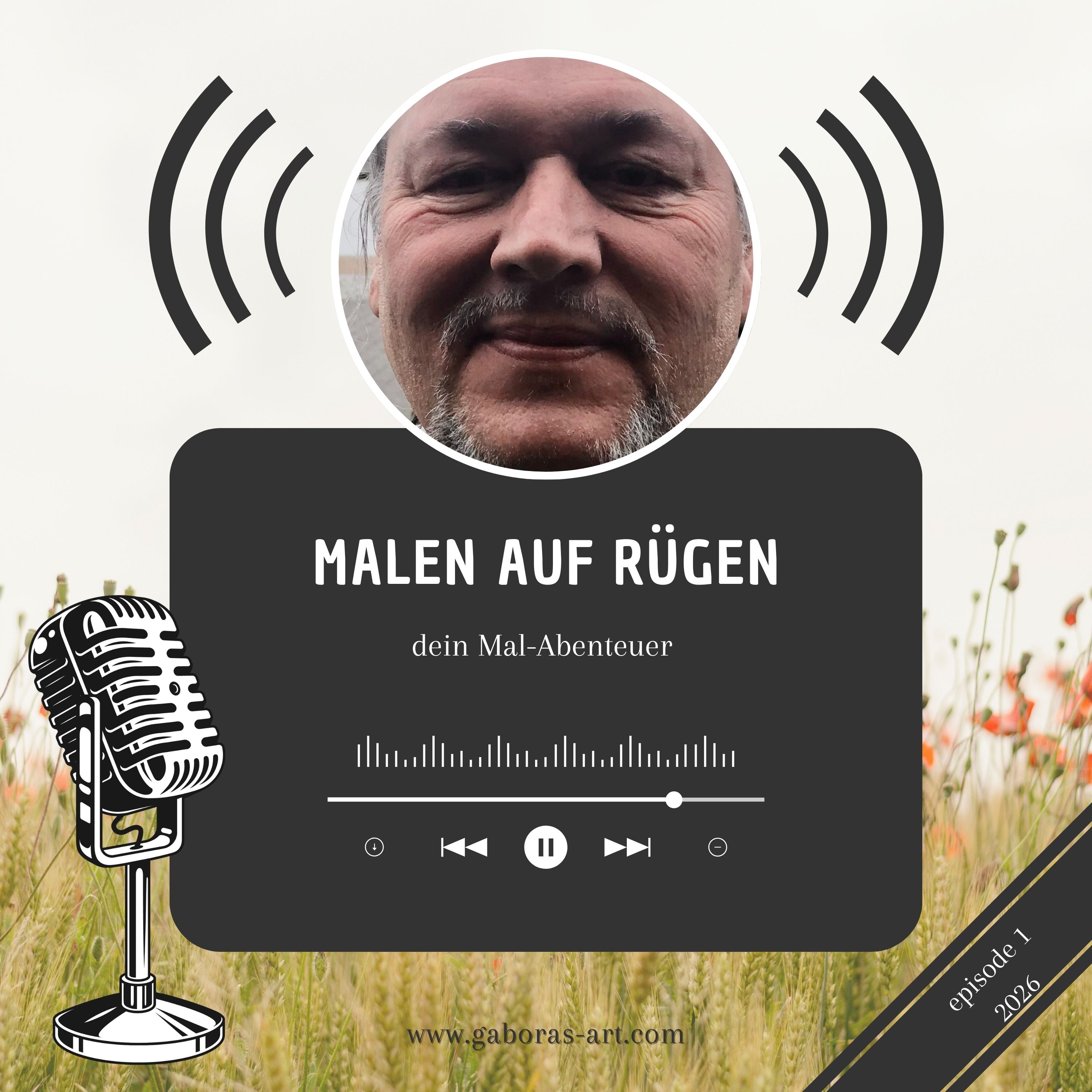 Malen mit Conny Gabora auf der Insel Rügen