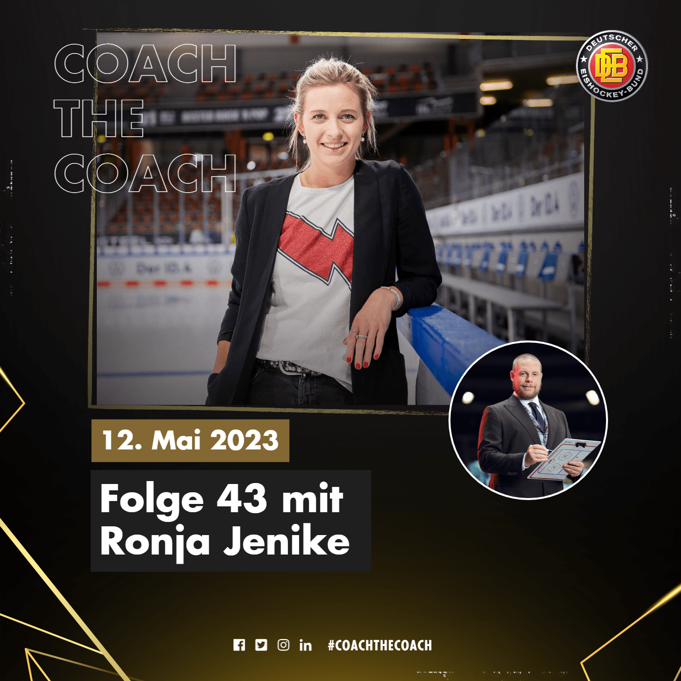 DEB Eishockey-Trainerausbildung I COACH THE COACH Podcast