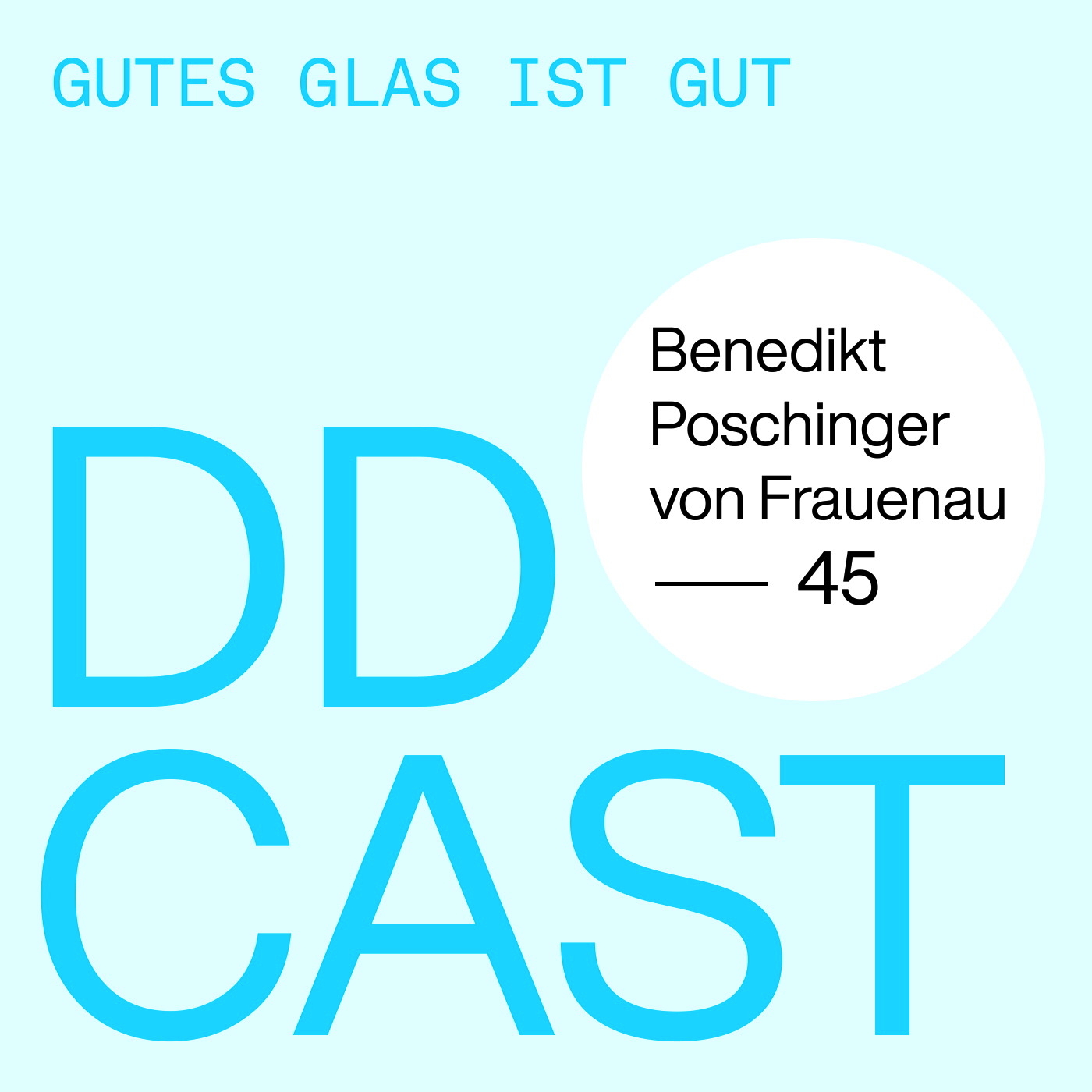 DDCAST 45 – Benedikt Poschinger von Frauenau „Gutes Glas ist gut“