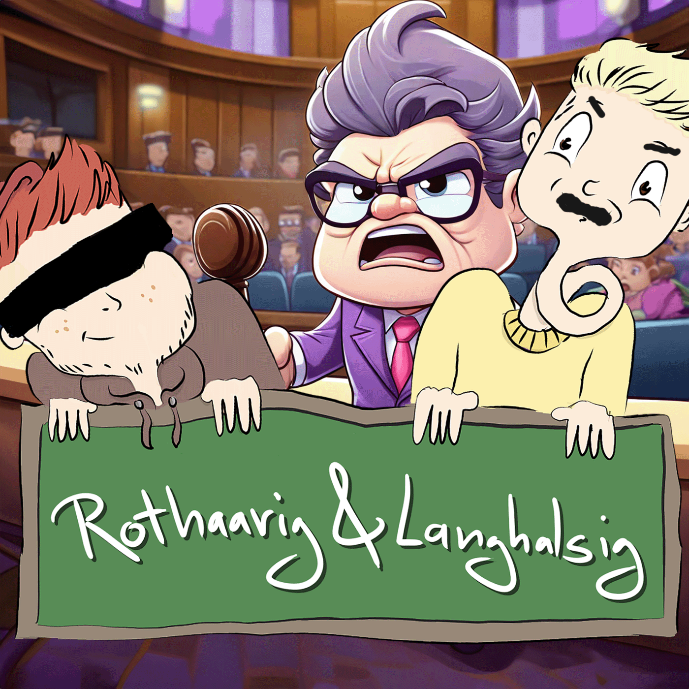Rothaarig und Langhalsig