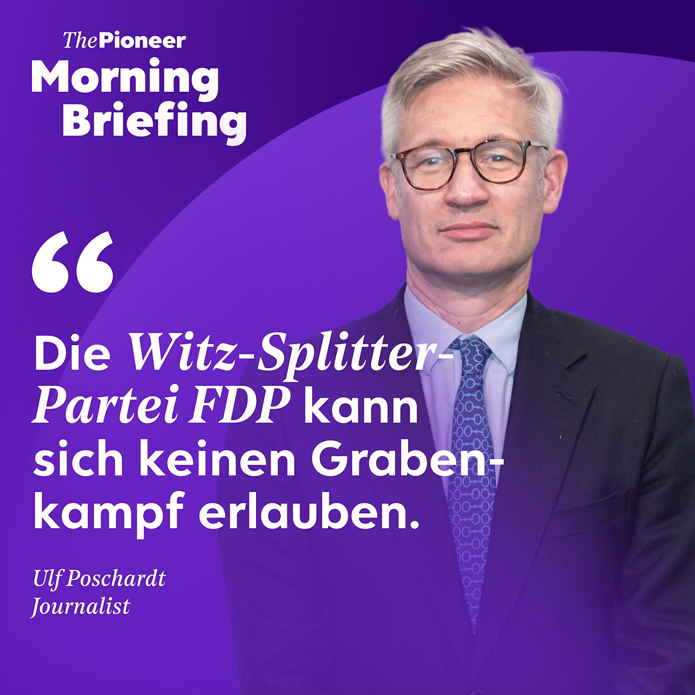 Ulf Poschardt: „FDP kann sich keinen Grabenkampf erlauben” | Besuch in Taiwan | Shakira episode artwork