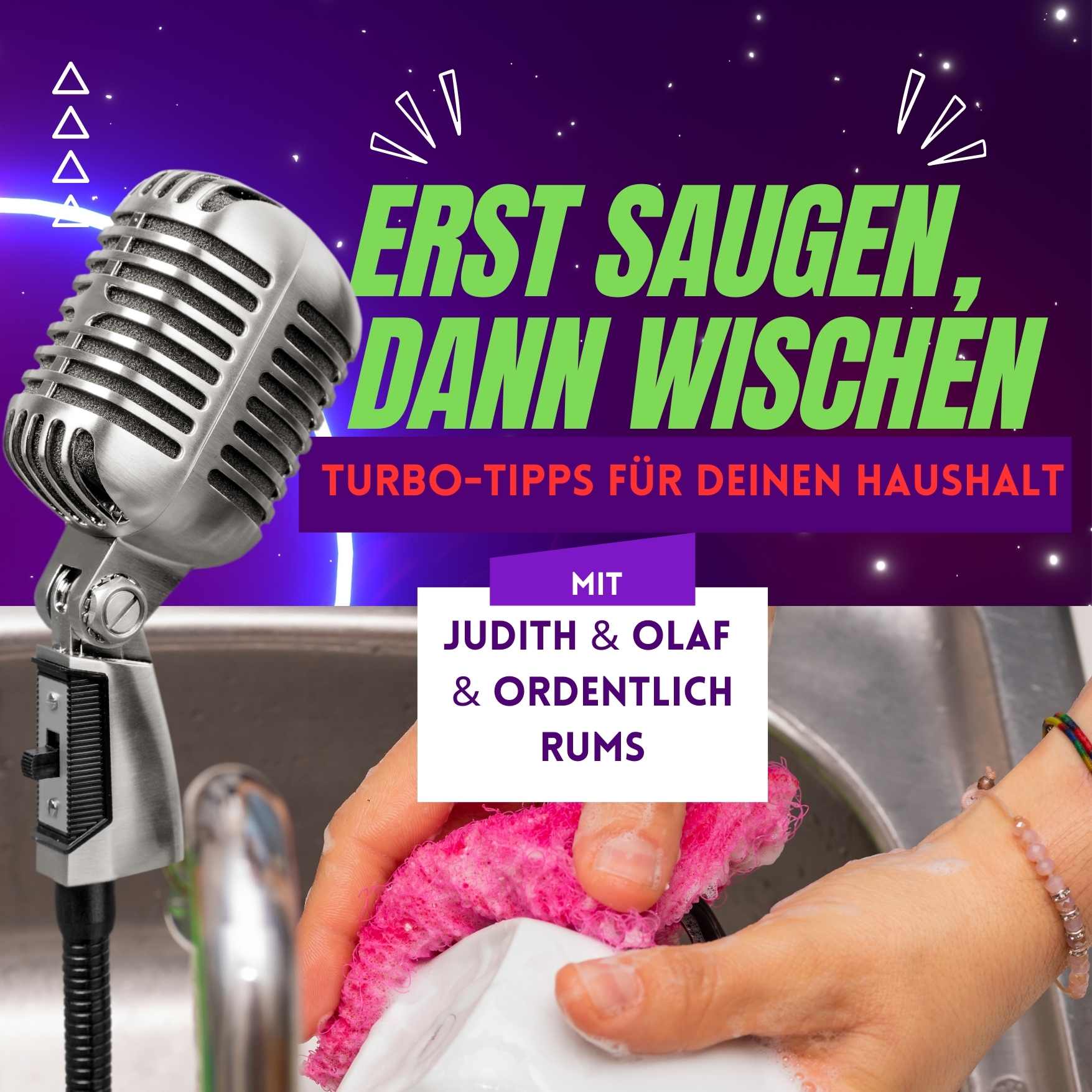 Erst saugen, dann wischen - Turbo-Tipps für deinen Haushalt