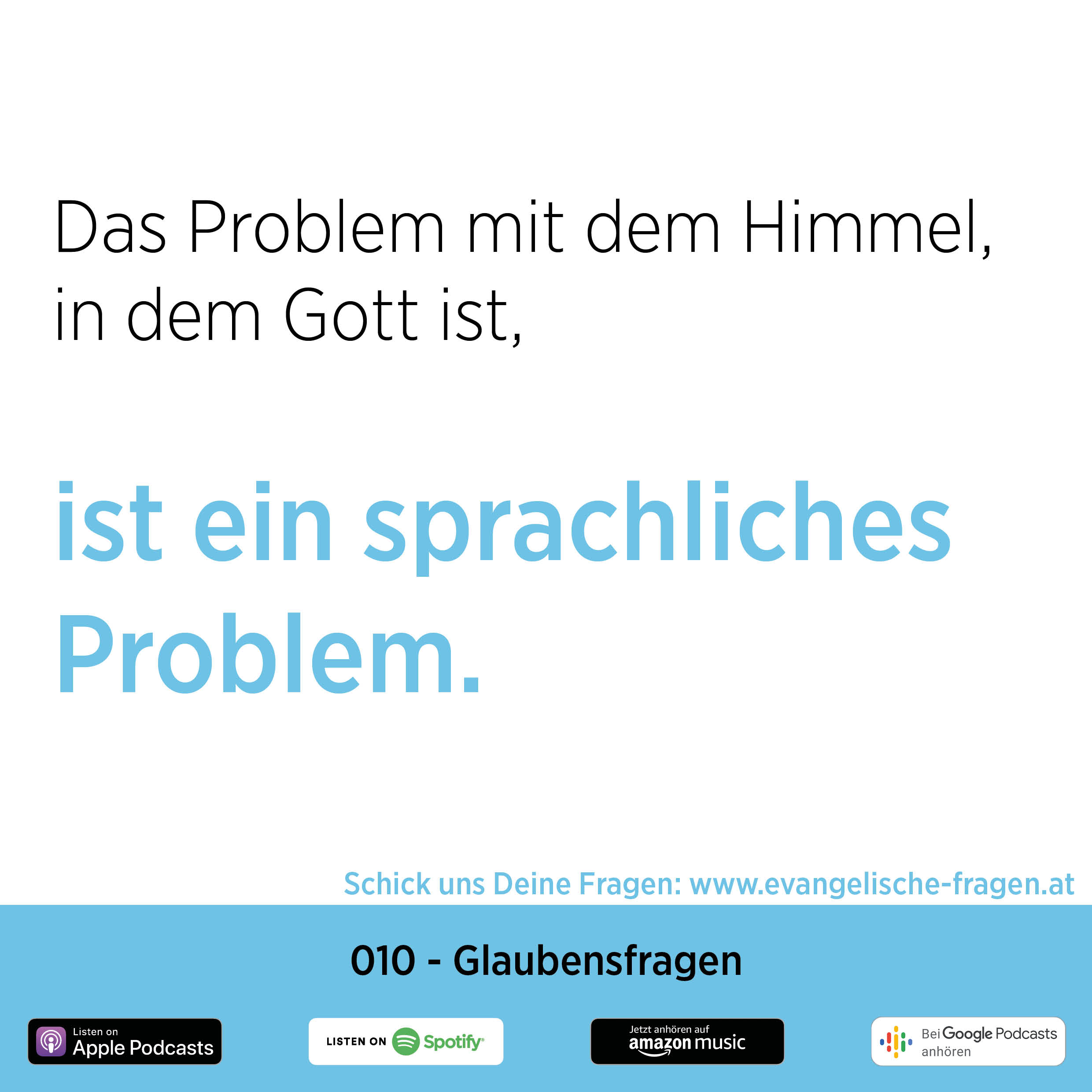 Evangelische fragen - evangelische Fragen