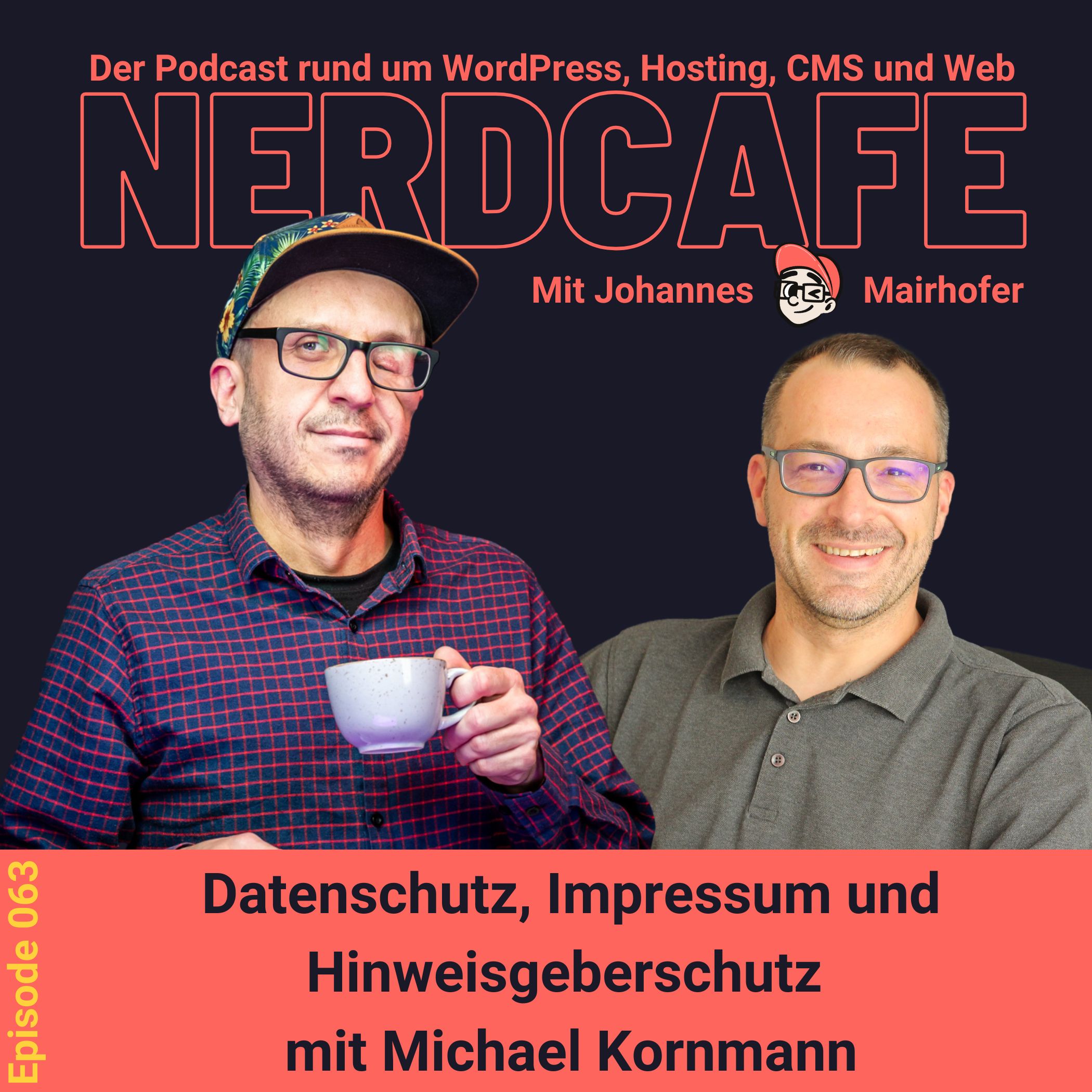 nerdcafe. Der Podcast rund um WordPress, Hosting, CMS und Web.