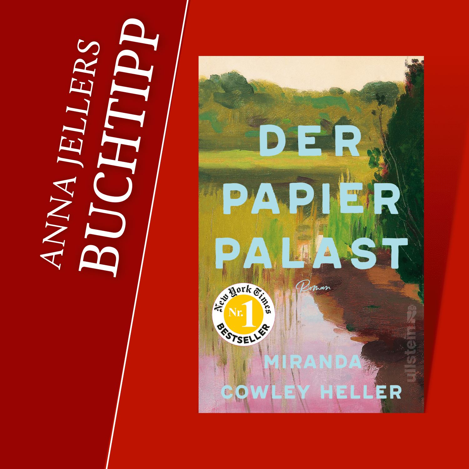 Anna Jellers Buchtipp  Miranda Cowley Heller: Der Papierpalast - Anna  Jeller & die Literatur - Podcast