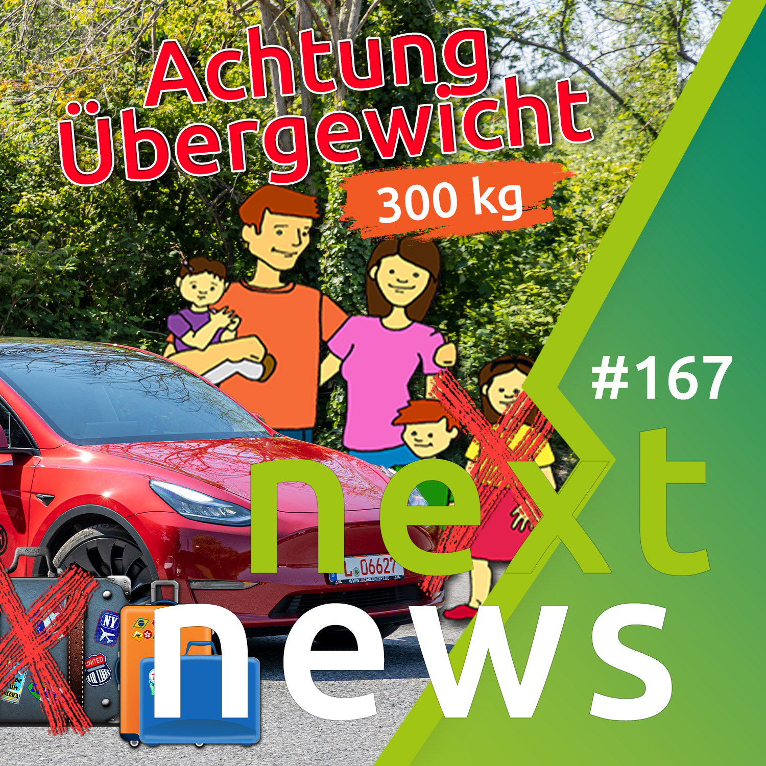 nextnews #167 - Model Y Übergewicht, VW App Store, Tesla petzt, illegale Schnellladesäulen, Opel Astra episode artwork