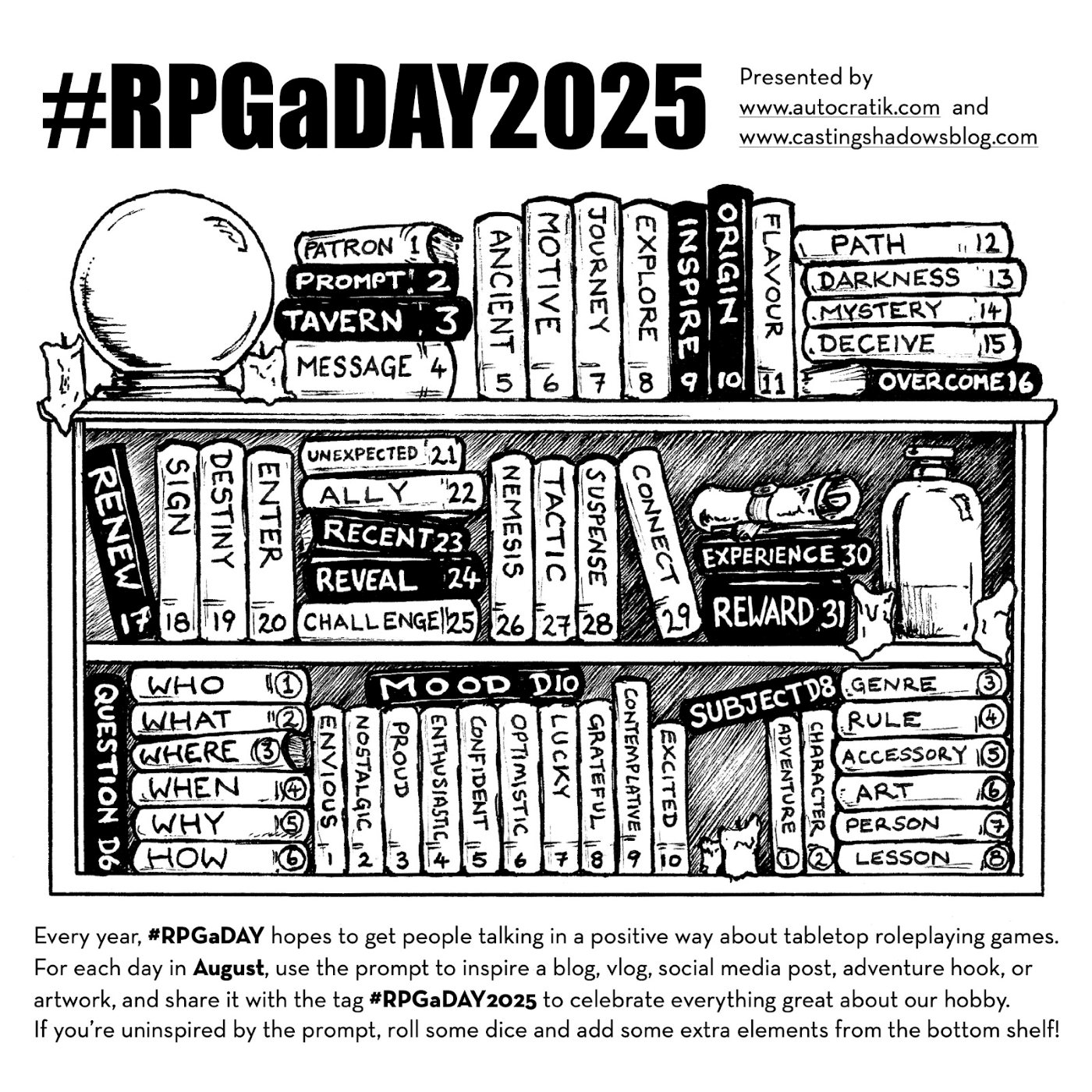 Bonusfolge 52 - #RPGaDAY und das deutsche Gegenprogramm