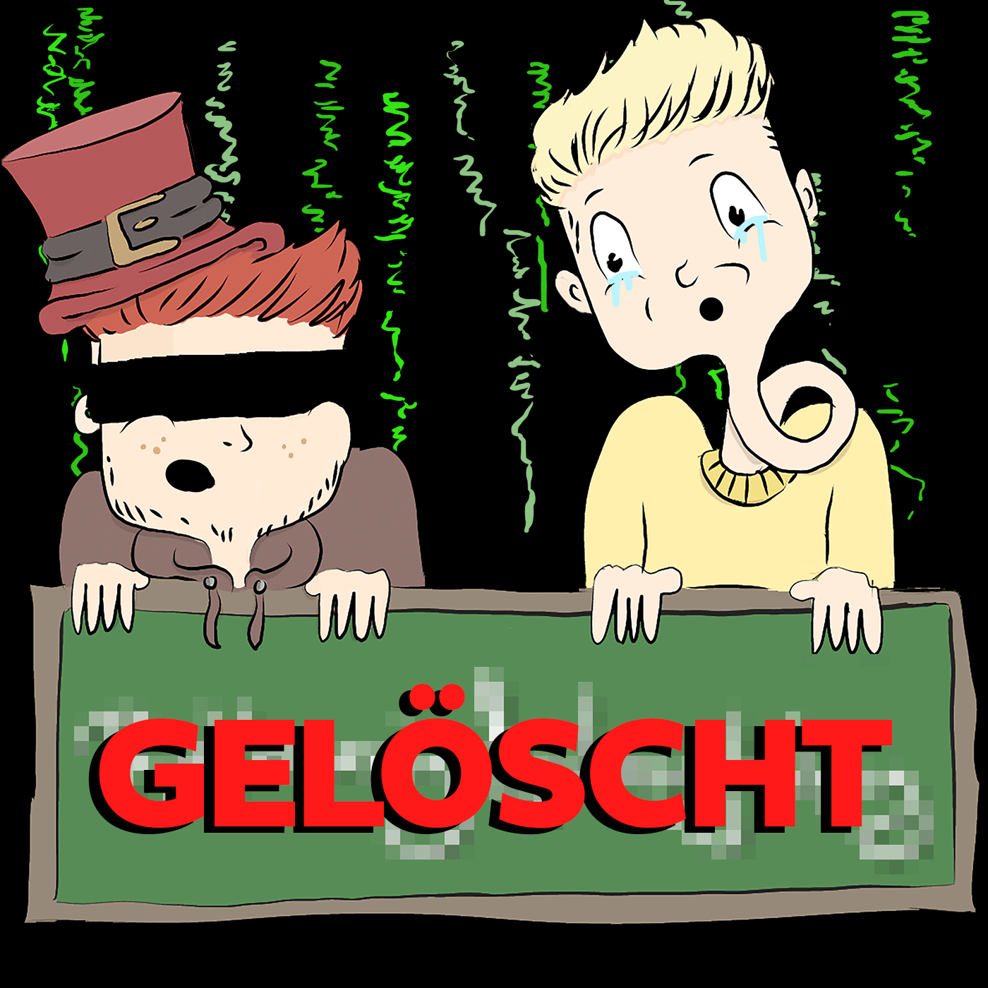 Rothaarig und Langhalsig