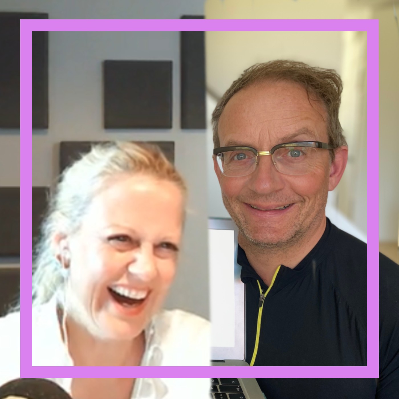 Mit den Waffeln einer Frau