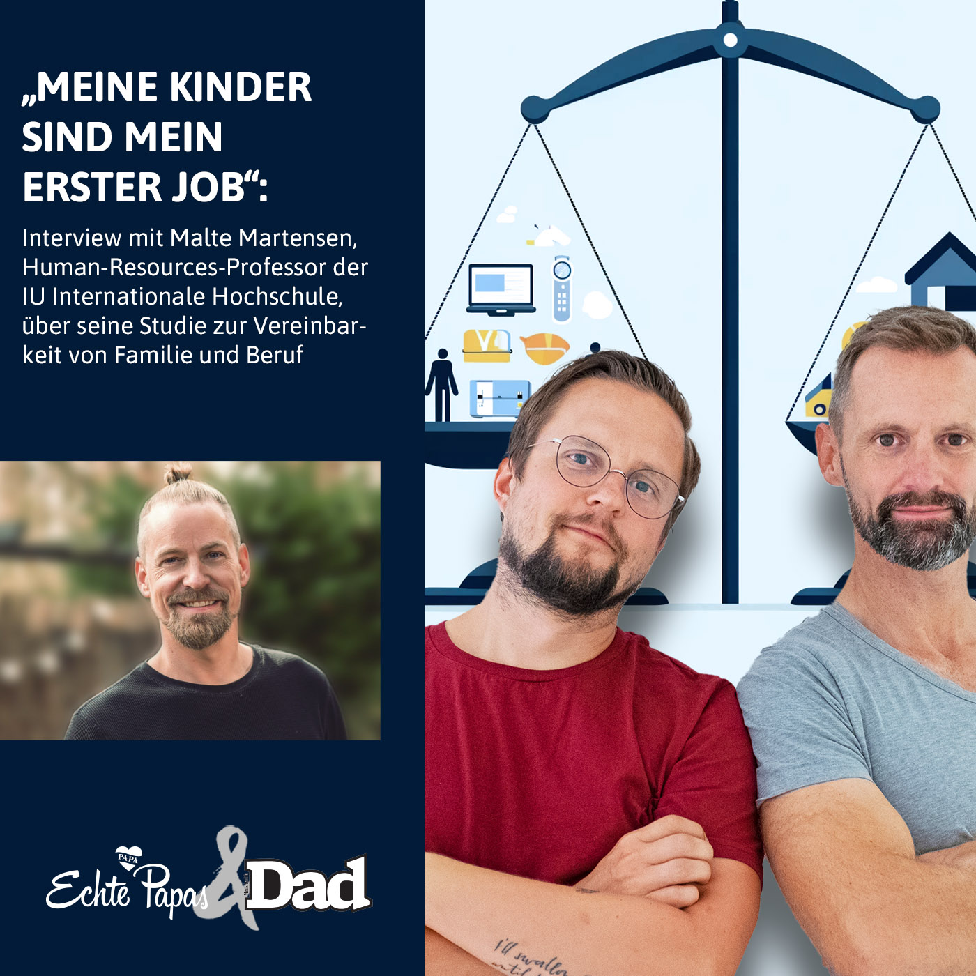 „Meine Kinder sind mein erster Job“: Interview mit Malte Martensen, Human-Resources-Professor der IU