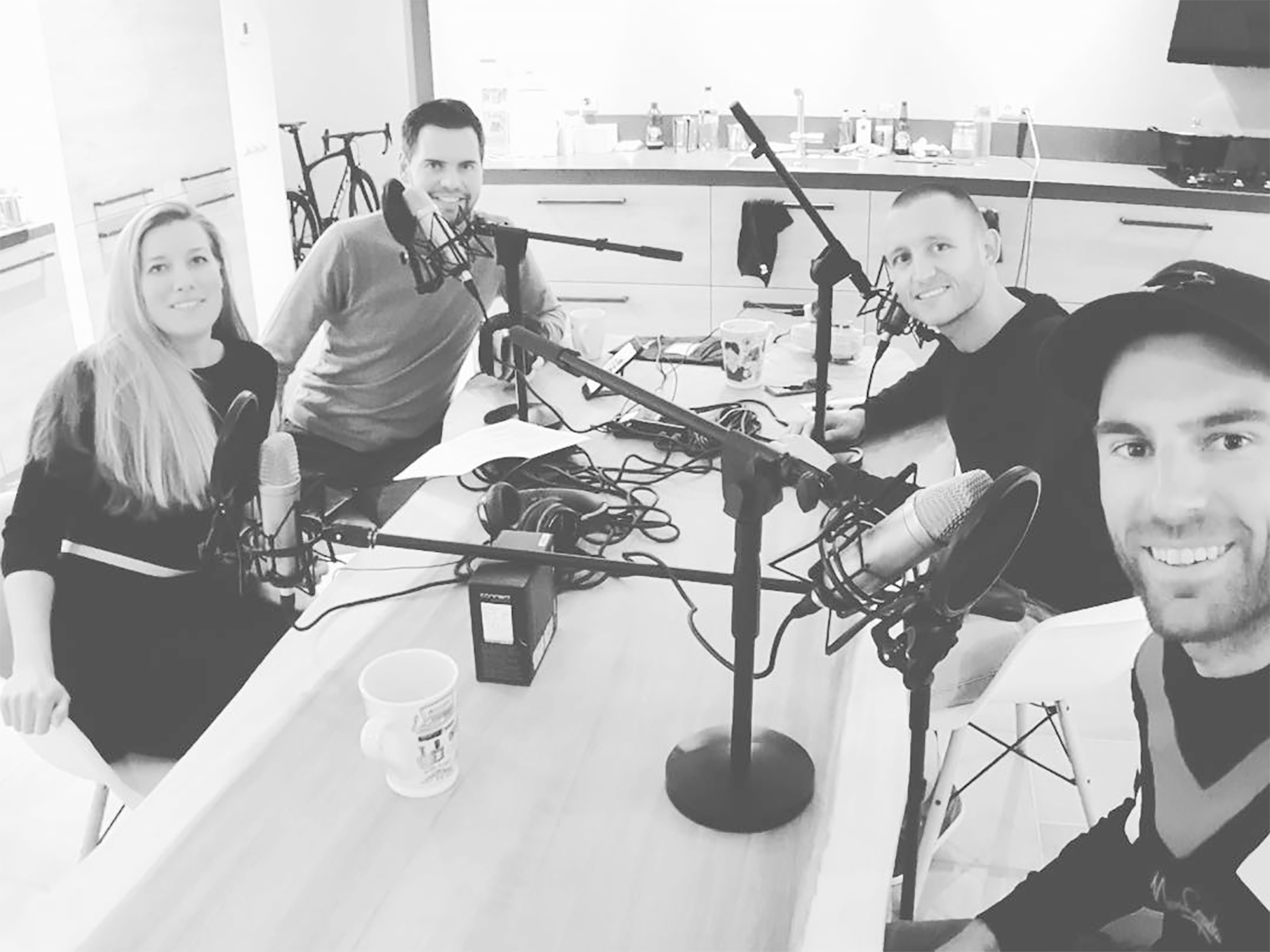 Een podcast over wielrennen, Arriere de la course