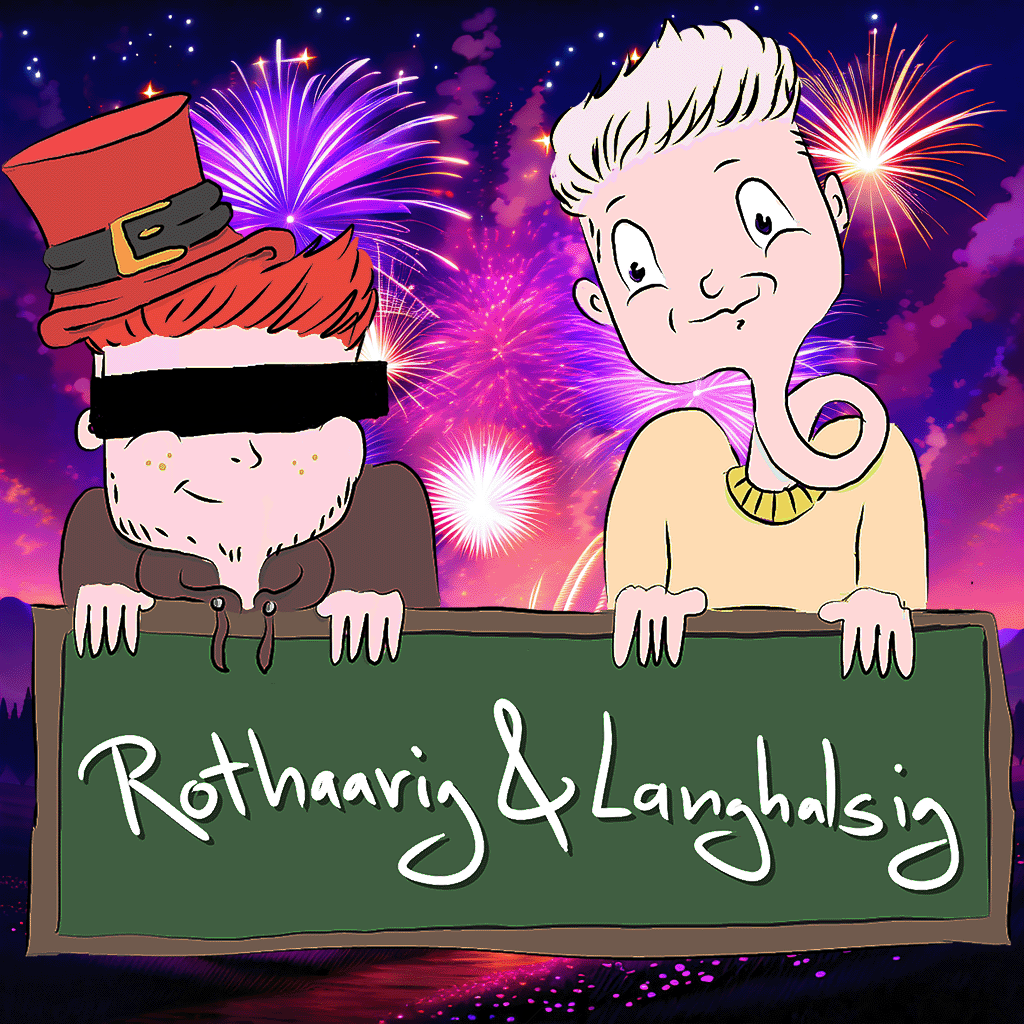 Rothaarig und Langhalsig