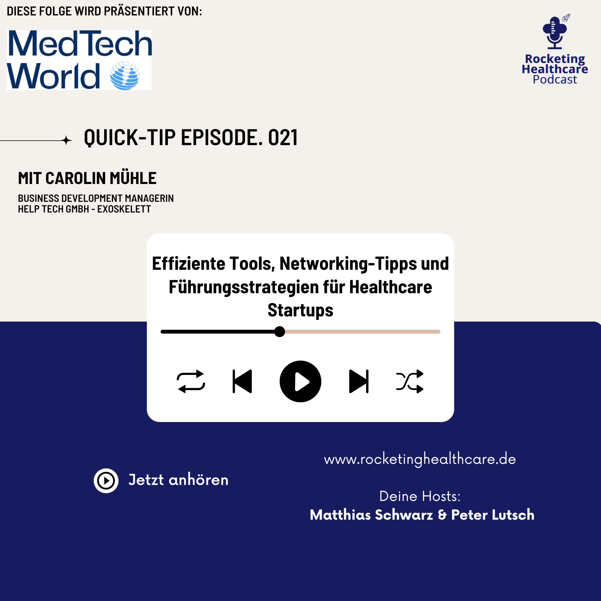Rocketing Healthcare: Startups & Innovationen im Gesundheitswesen